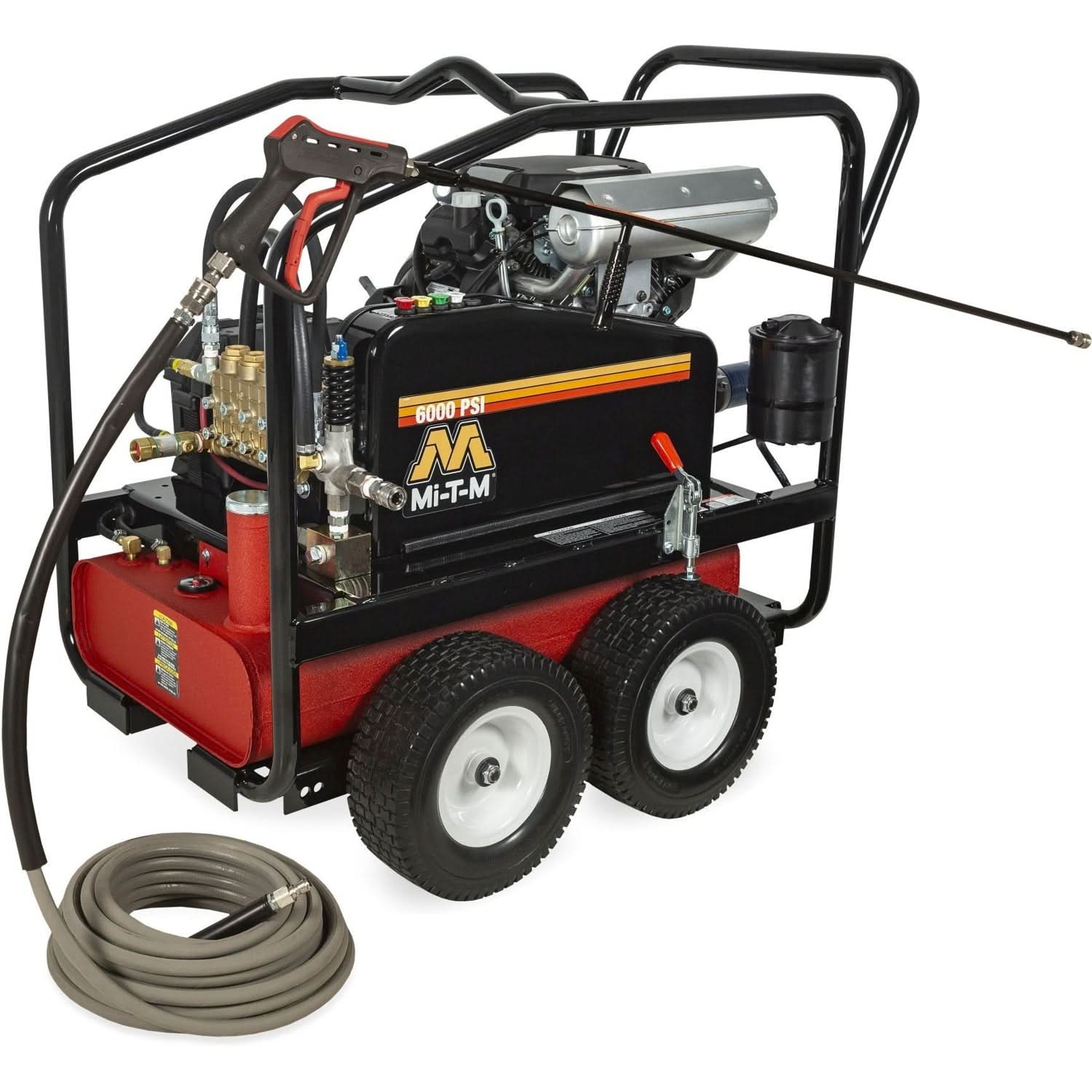 Mi-T-M CWC-6004-4MGH CWC Premium Series 6000 PSI Gasoline Belt Drive Cold Water Pressure Washer - Image 1
