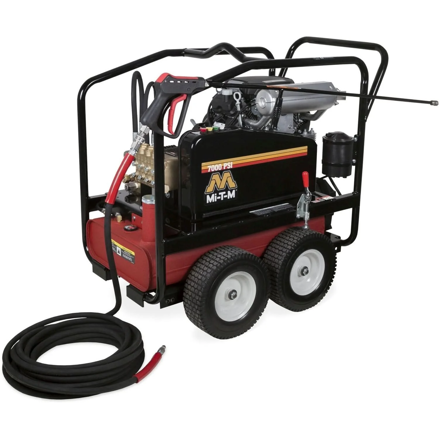 Mi-T-M CWC-7004-4MGH CWC Premium Series 7000 PSI Gasoline Belt Drive Cold Water Pressure Washer - Image 1