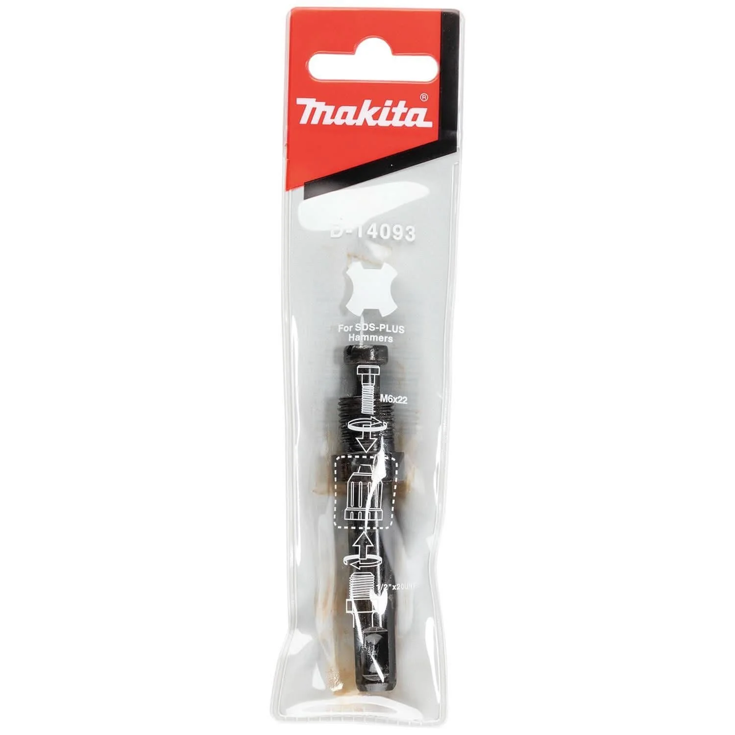 Makita D-14093 Adapter, SDS-PLUS to Drill Chuck - Image 3