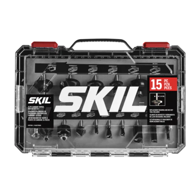 SKIL RTB7501 15 Pc. Carbide-Tipped Router Bit Set - Image 1
