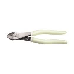 Klein Tools D200028GLW Diagonal Cutting Pliers, High-Visibility, 8-Inch - Image 1