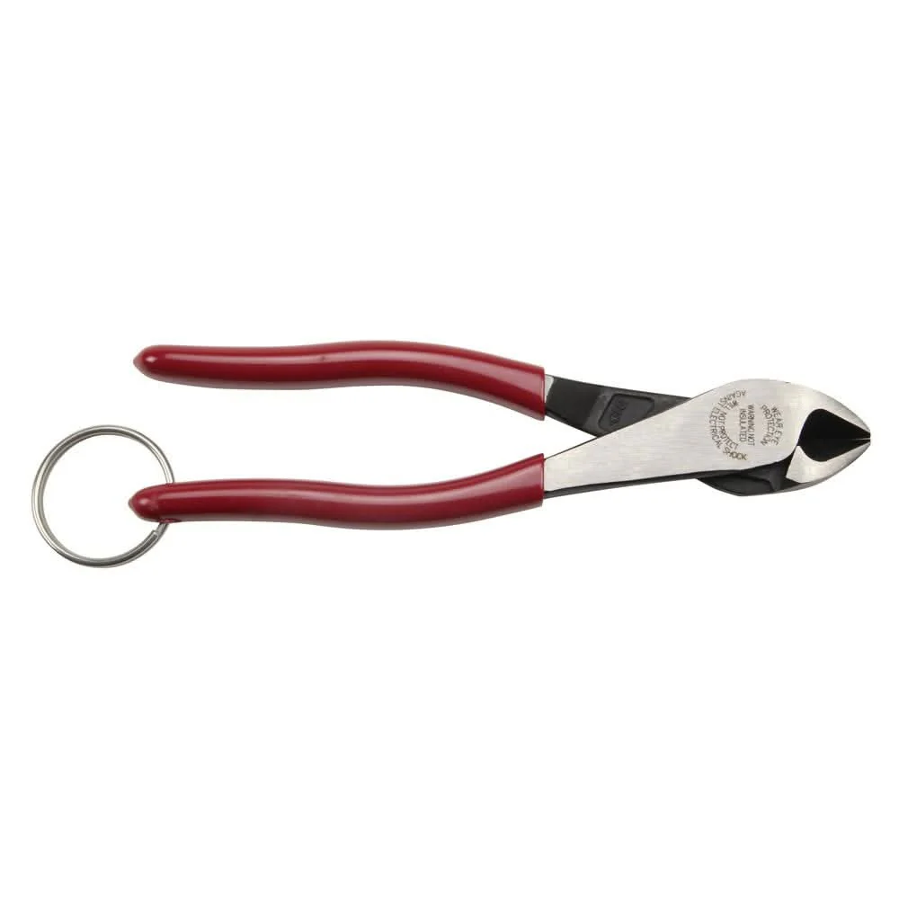 Klein Tools D228-8TT Diagonal Cutting Pliers, High-Leverage, Tie Ring, 8-Inch - Image 2