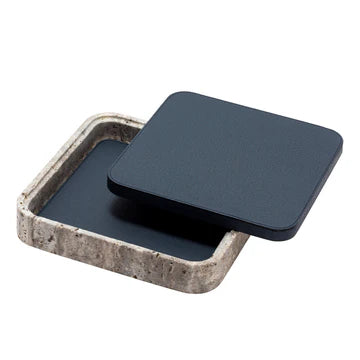 GIOBAGNARA | GIZA LEATHER & MARBLE SQUARE BOX #6 | $855.00 - Image 2