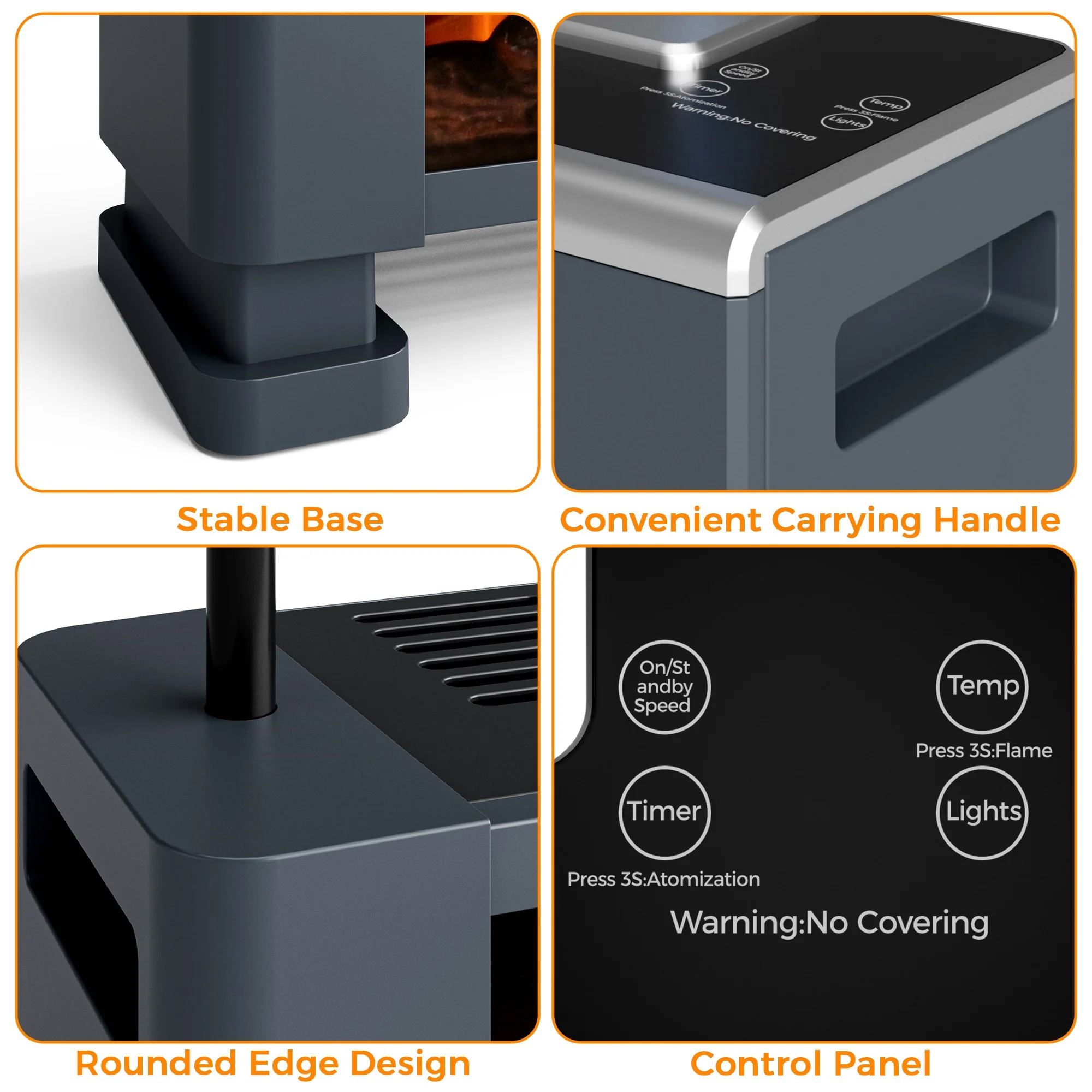 Advwin 1800W Electric Baseboard Heater - Image 2