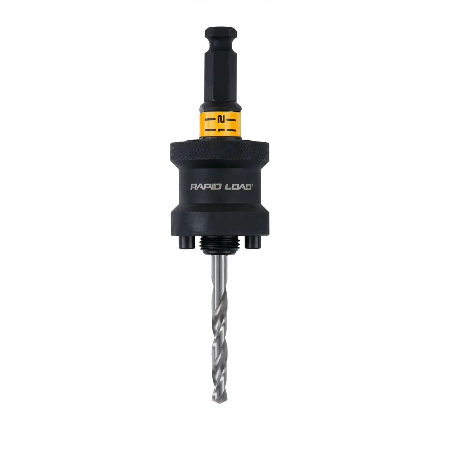 DeWalt DAH9912PBM 1-1/4 in. - 6 in. RAPID LOAD Quick Change Hole Saw Arbor, 1/2 in. Shank - Image 2
