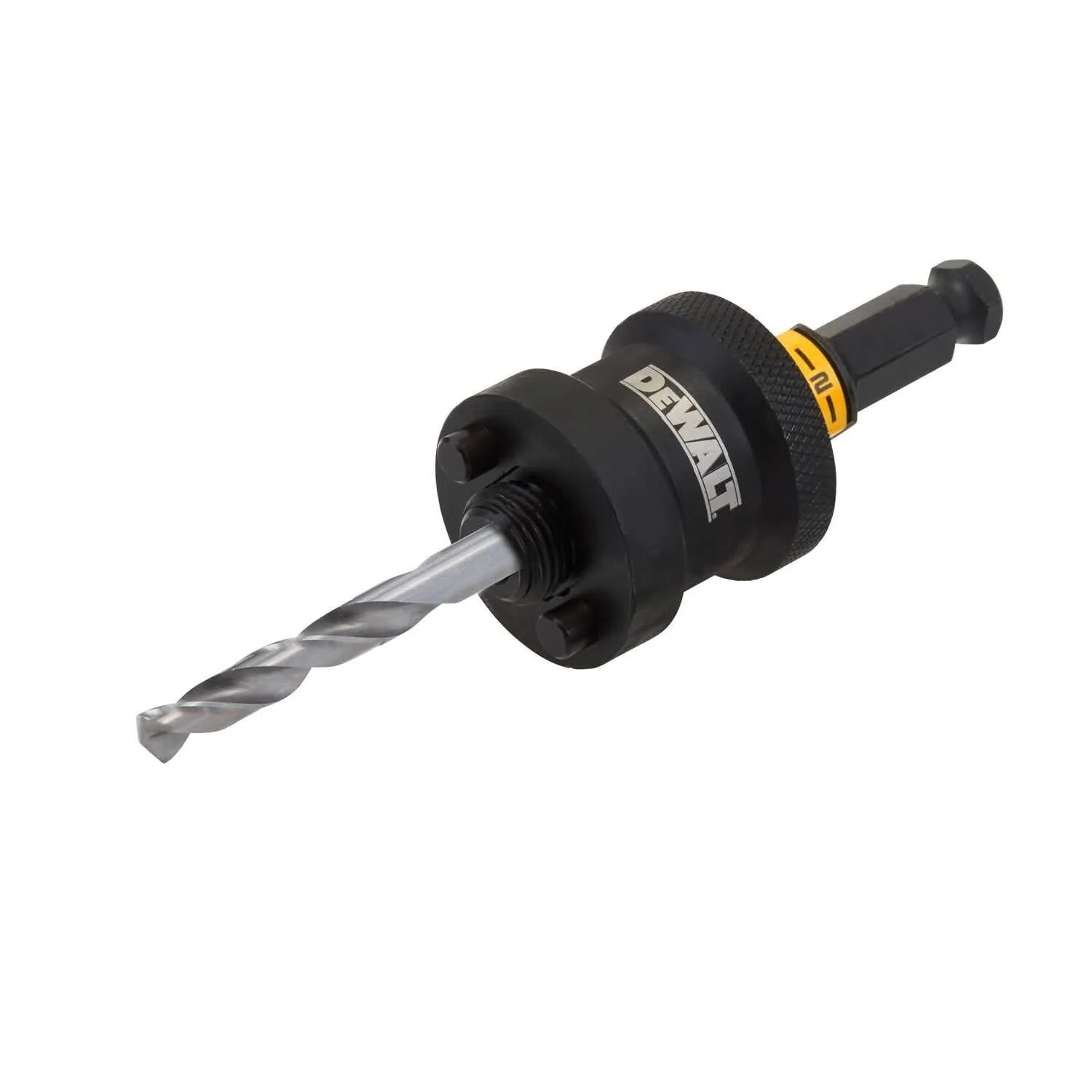 DeWalt DAH9912PBM 1-1/4 in. - 6 in. RAPID LOAD Quick Change Hole Saw Arbor, 1/2 in. Shank - Image 3