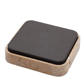 GIOBAGNARA | GIZA LEATHER & MARBLE SQUARE BOX #12 | $855.00 - Image 1