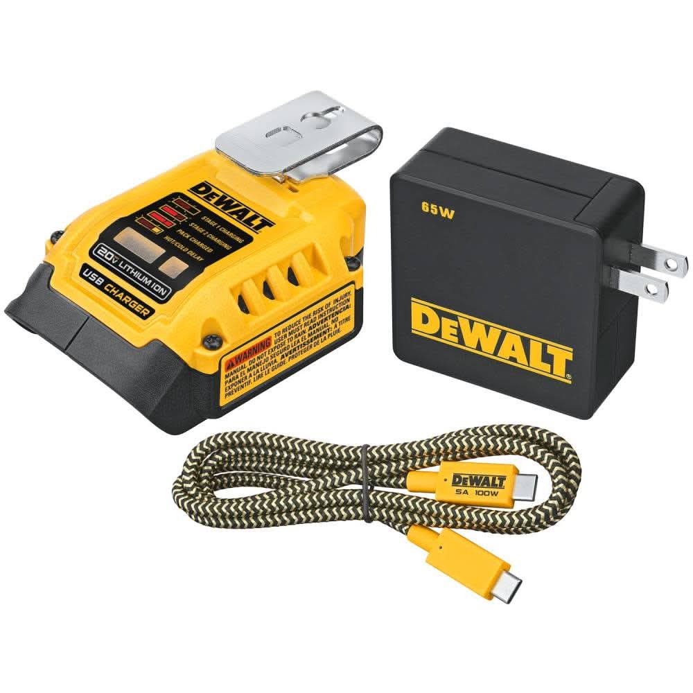 DeWALT DCB094K 20V MAX USB Charging Kit (PROMO)