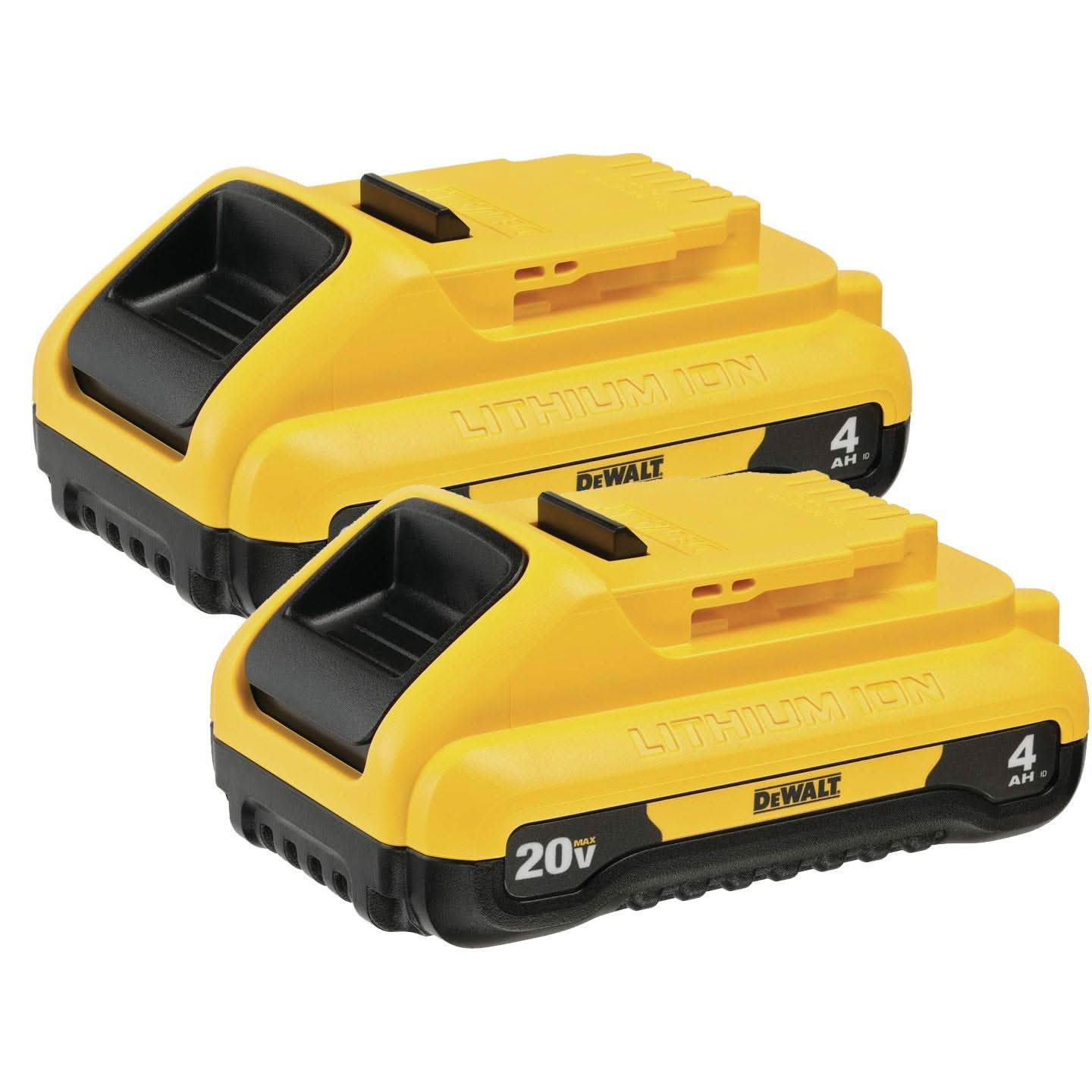 DeWalt 20V MAX 4.0Ah Compact Battery 2-Pack with 20V MAX XR Brushless Top-Handle Jigsaw - Image 2