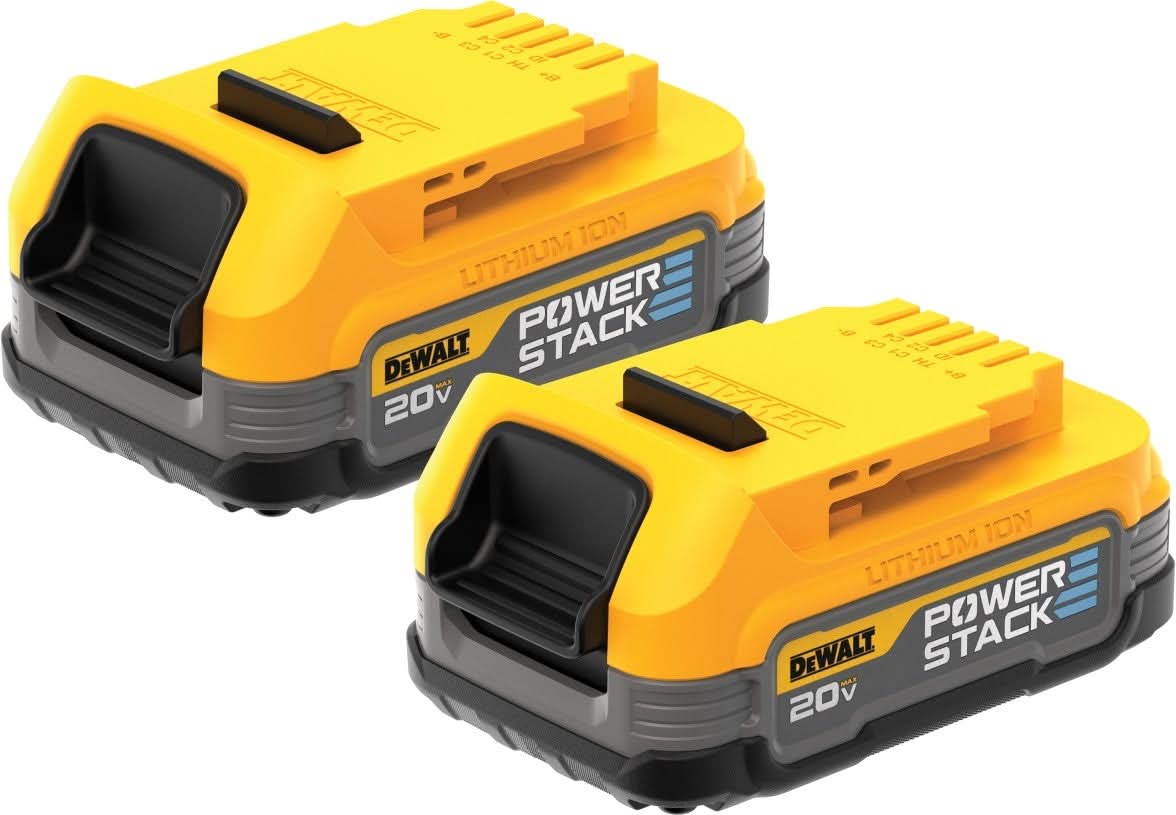 DEWALT DCBP034-2 20V MAX* DEWALT POWERSTACK Compact 2-Pack Batteries (PROMO) - Image 2