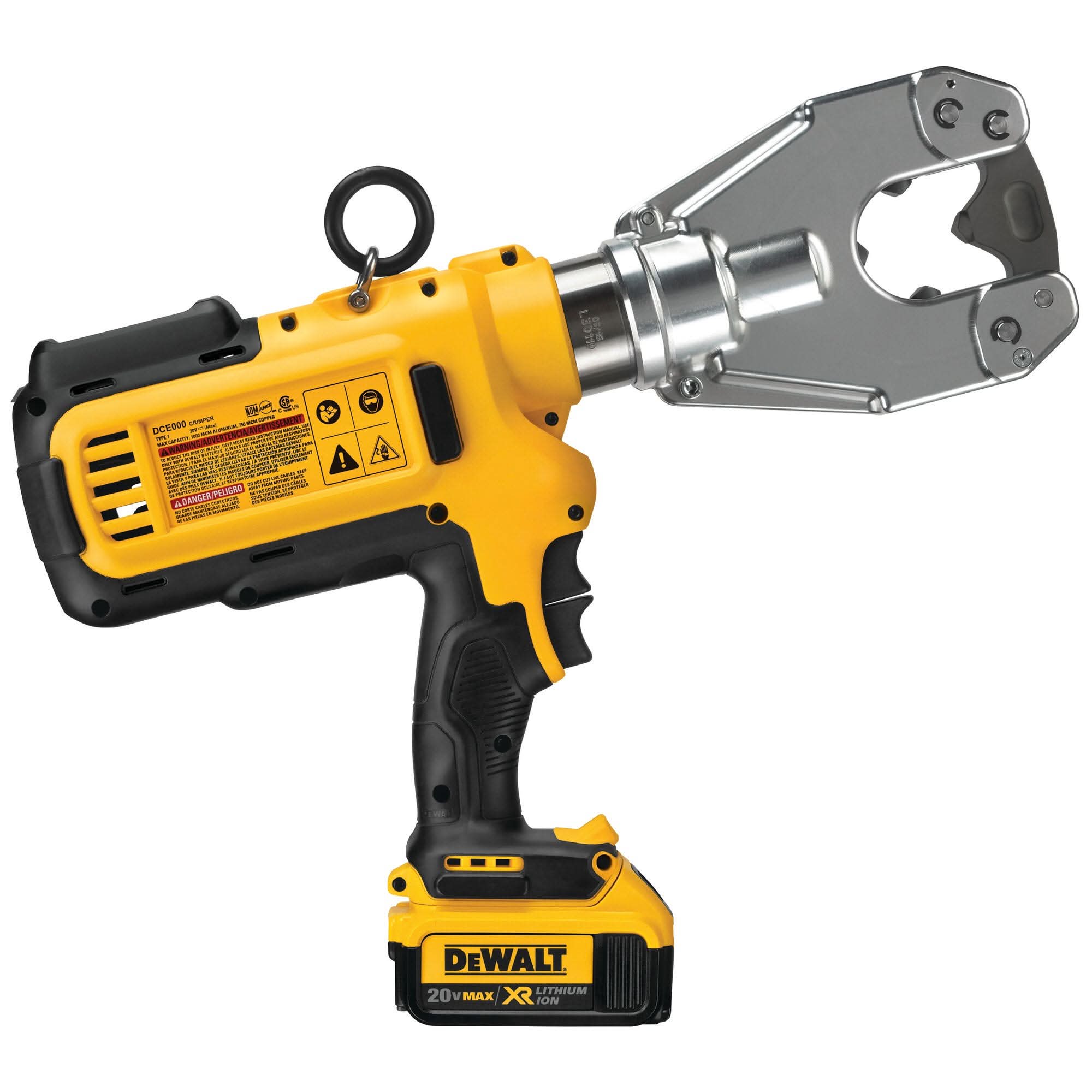 DeWalt DCE350M2 20V Dieless Cable Crimping Tool 4.0Ah Kit - Image 2