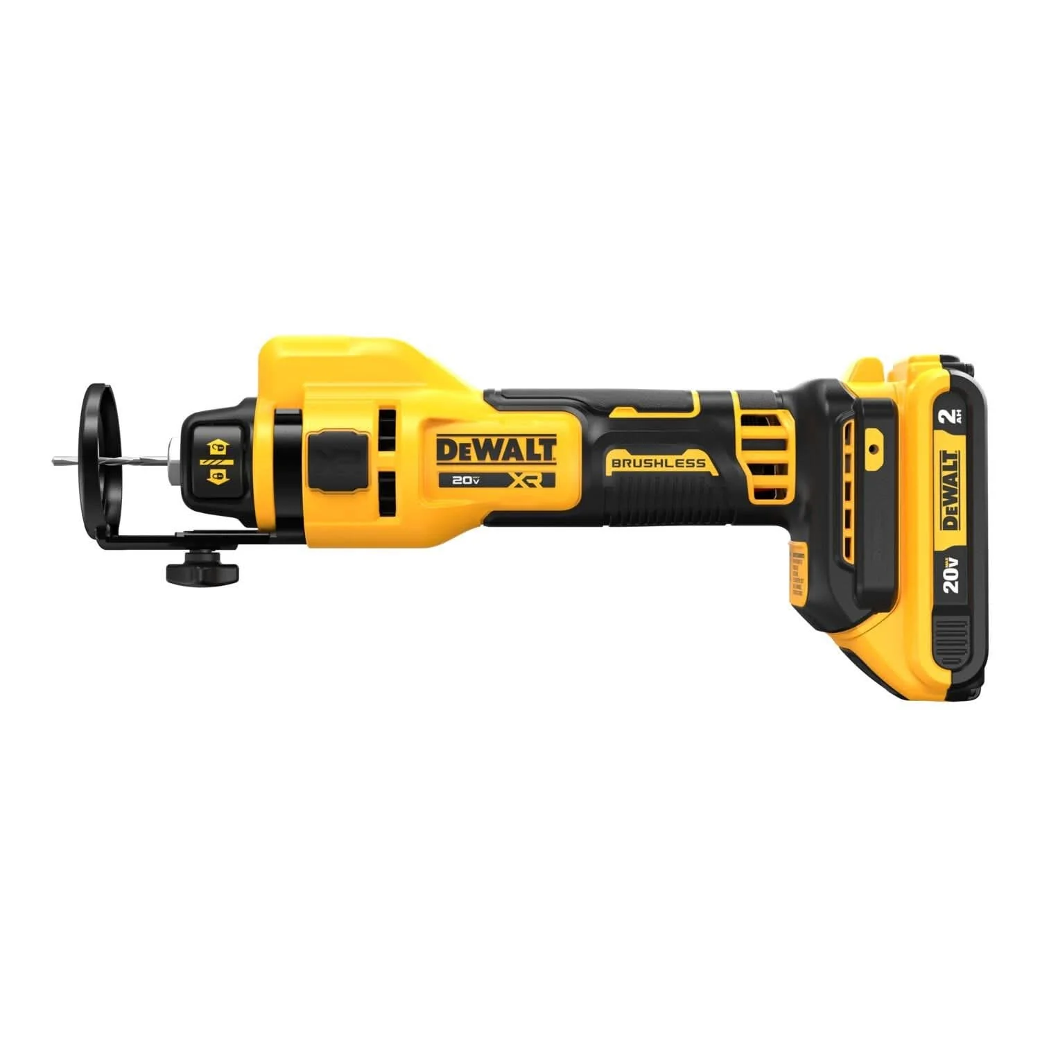 DeWalt DCE555D2 20V MAX XR Brushless Drywall Cut-Out Tool 2.0Ah Kit - Image 2