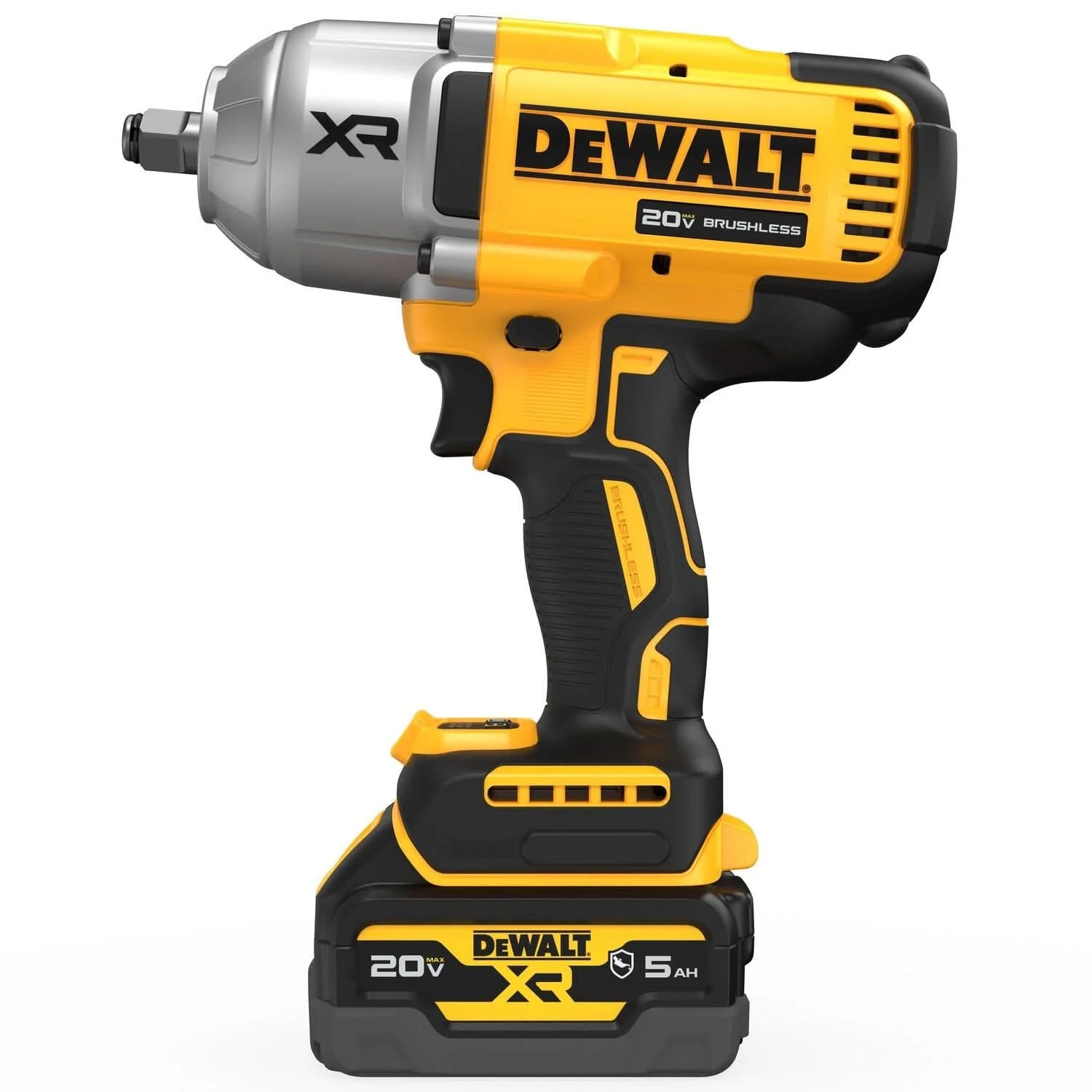 DeWalt DCF900GP2 20V MAX XR 1/2" High Torque Impact Wrench with Hog Ring Anvil 5.0Ah Kit - Image 2