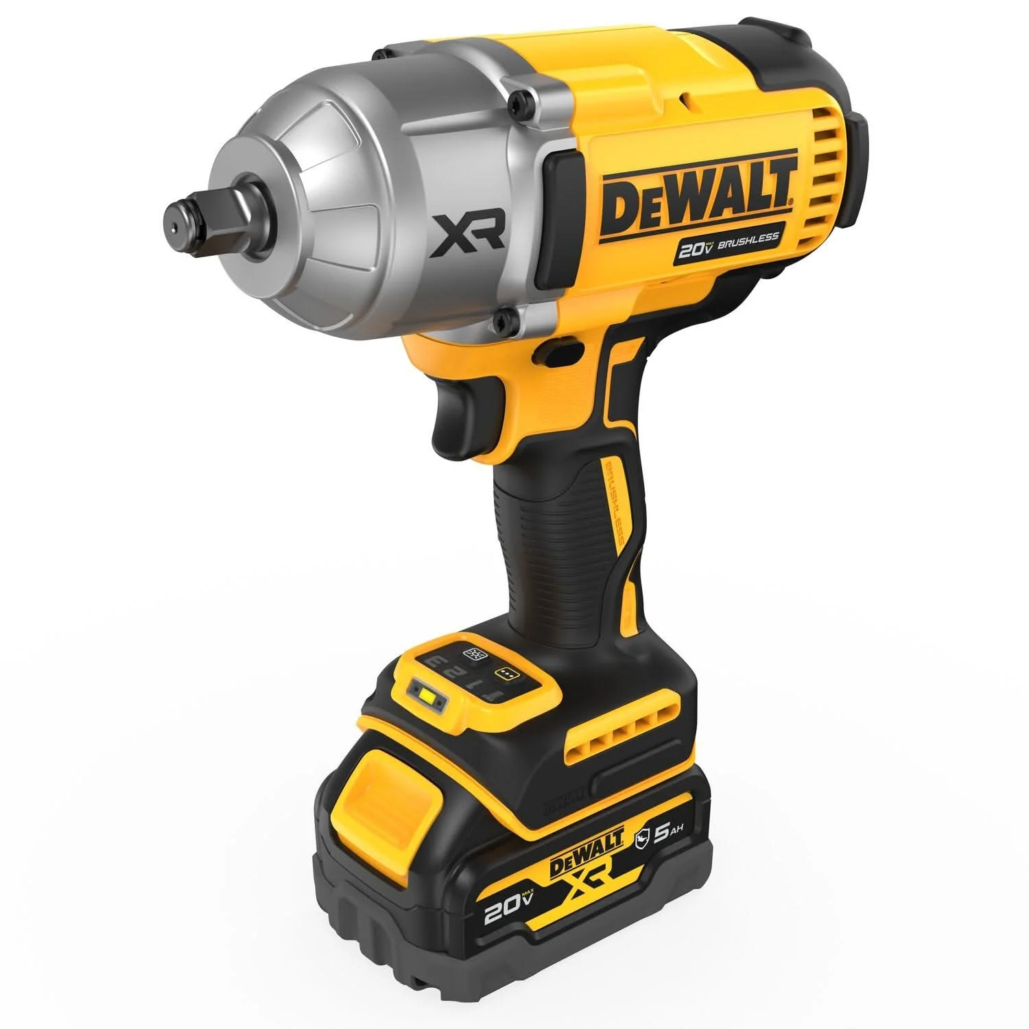 DeWalt DCF900GP2 20V MAX XR 1/2" High Torque Impact Wrench with Hog Ring Anvil 5.0Ah Kit - Image 3