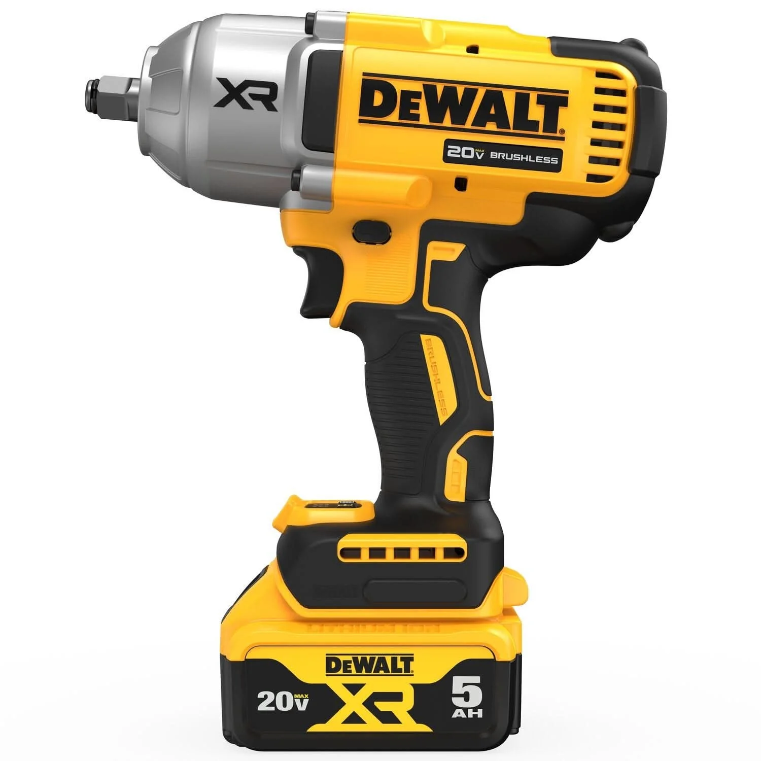 DeWalt DCF900P2 20V MAX XR 1/2" High Torque Impact Wrench with Hog Ring Anvil 5.0Ah Kit - Image 2