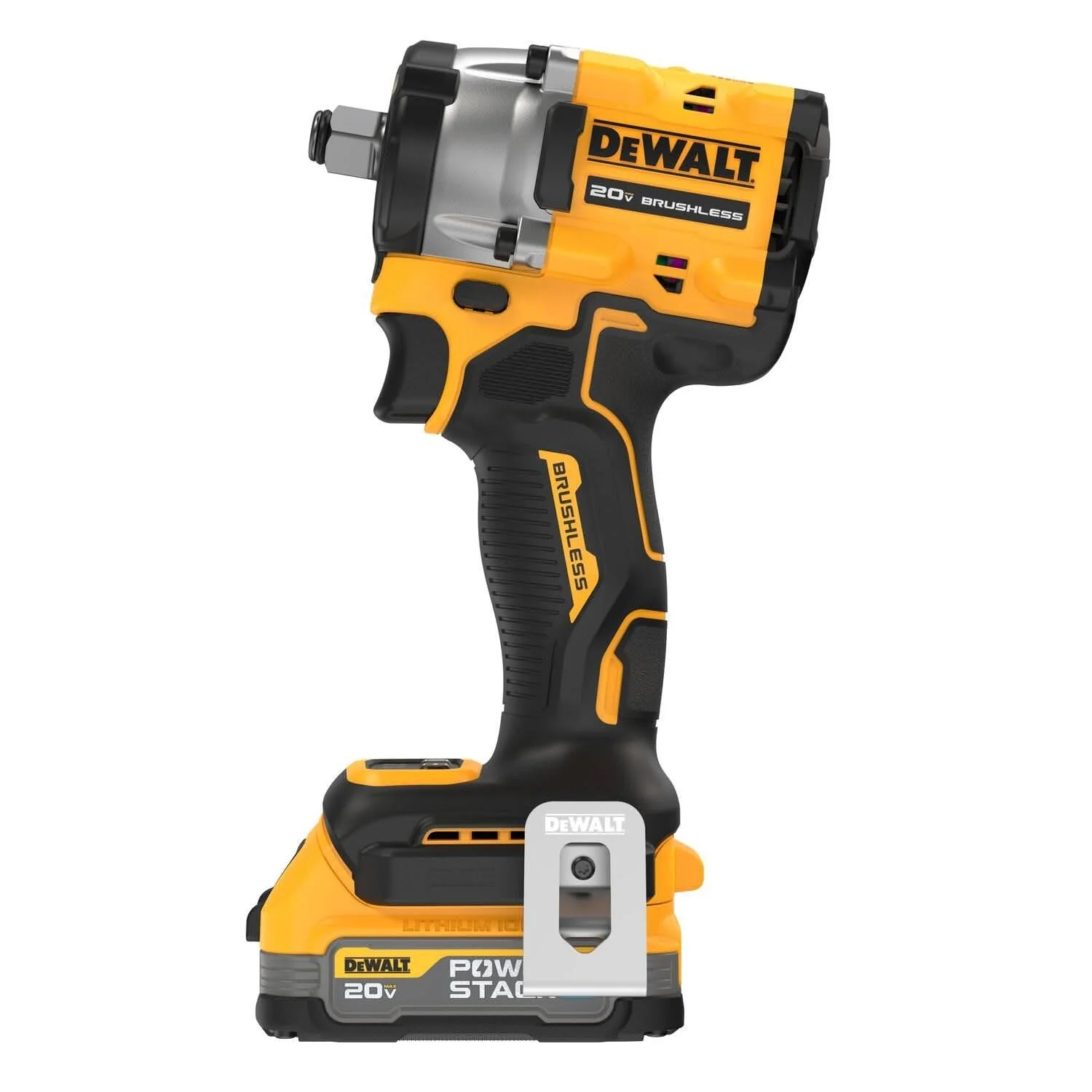 DeWalt DCF921E1 ATOMIC 20V MAX 1/2 in. Brushless Impact Wrench w/ Hog Ring POWERSTACK 1.7Ah Kit - Image 2