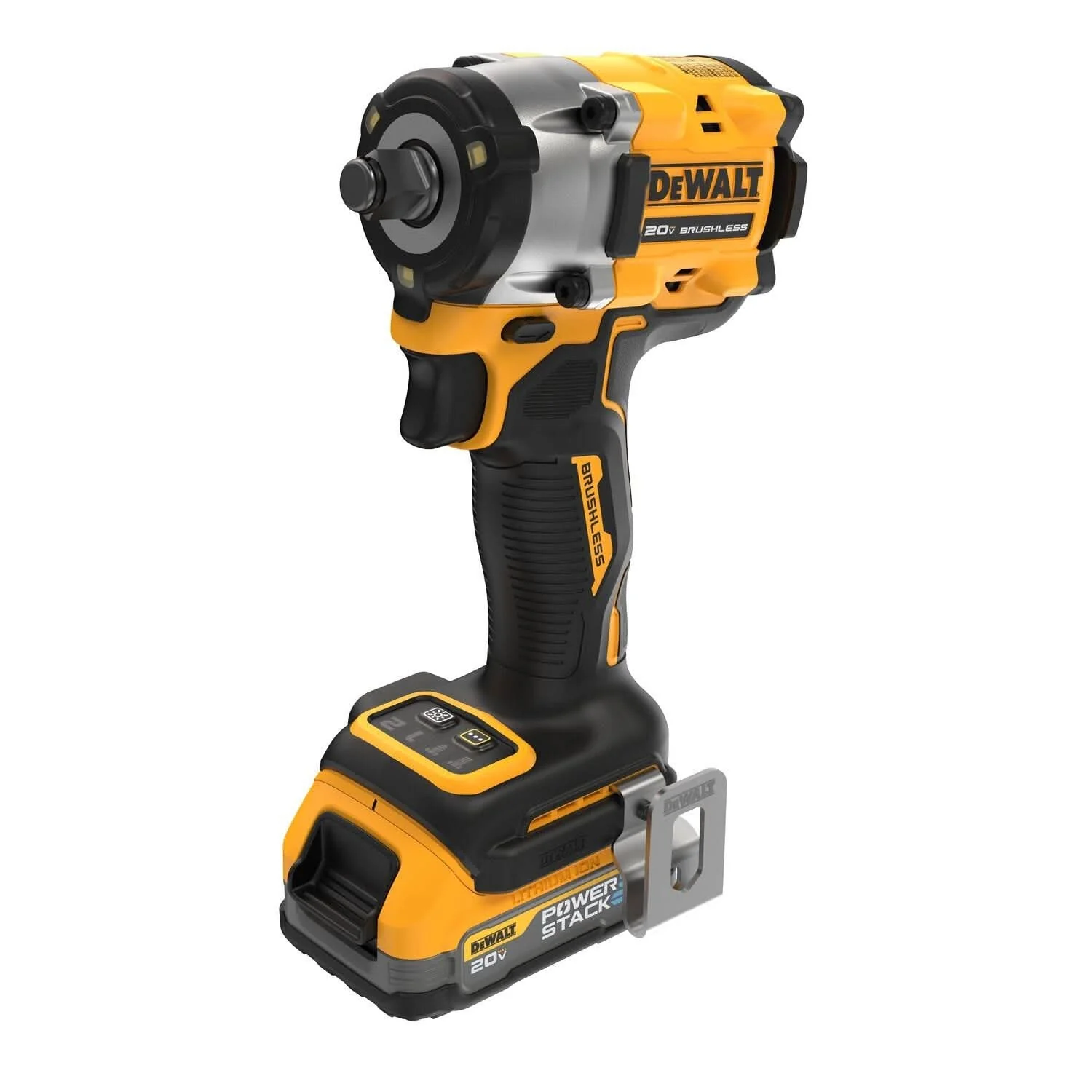 DeWalt DCF921E1 ATOMIC 20V MAX 1/2 in. Brushless Impact Wrench w/ Hog Ring POWERSTACK 1.7Ah Kit - Image 3