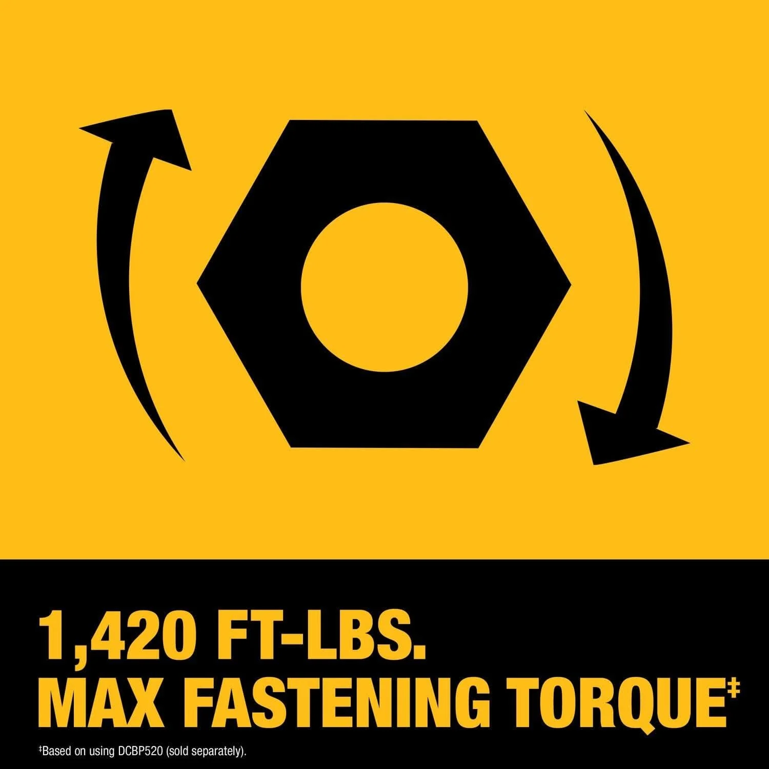 DeWalt DCF964B 20V MAX* XR Brushless 3/4 in. High Torque Impact Wrench w/ Hog Ring Anvil (Tool Only) - Image 3