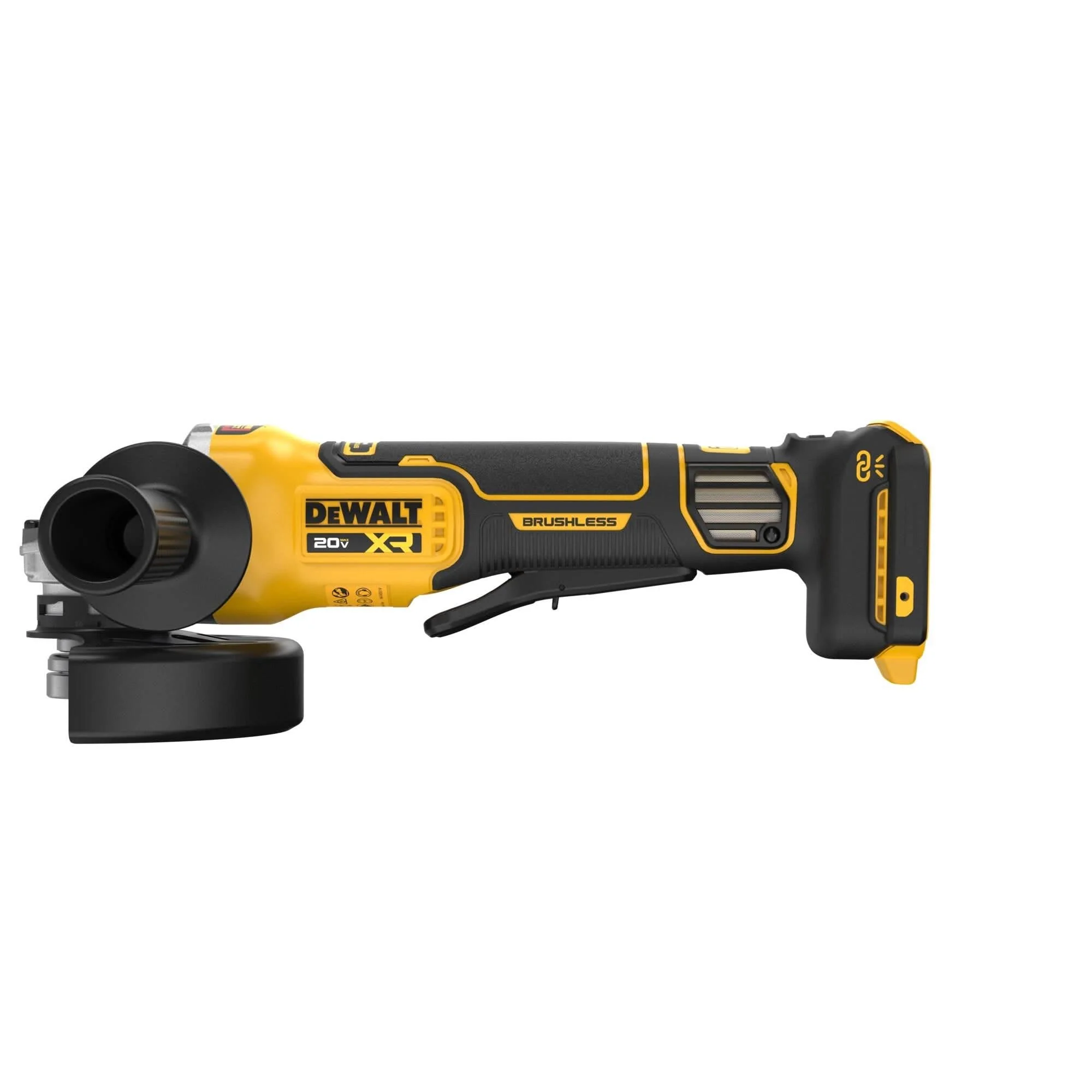 DeWalt DCG410VSB 20V MAX XR Brushless Variable Speed 4-1/2" / 5" Angle Grinder w/ Paddle Switch, Tool Only - Image 2