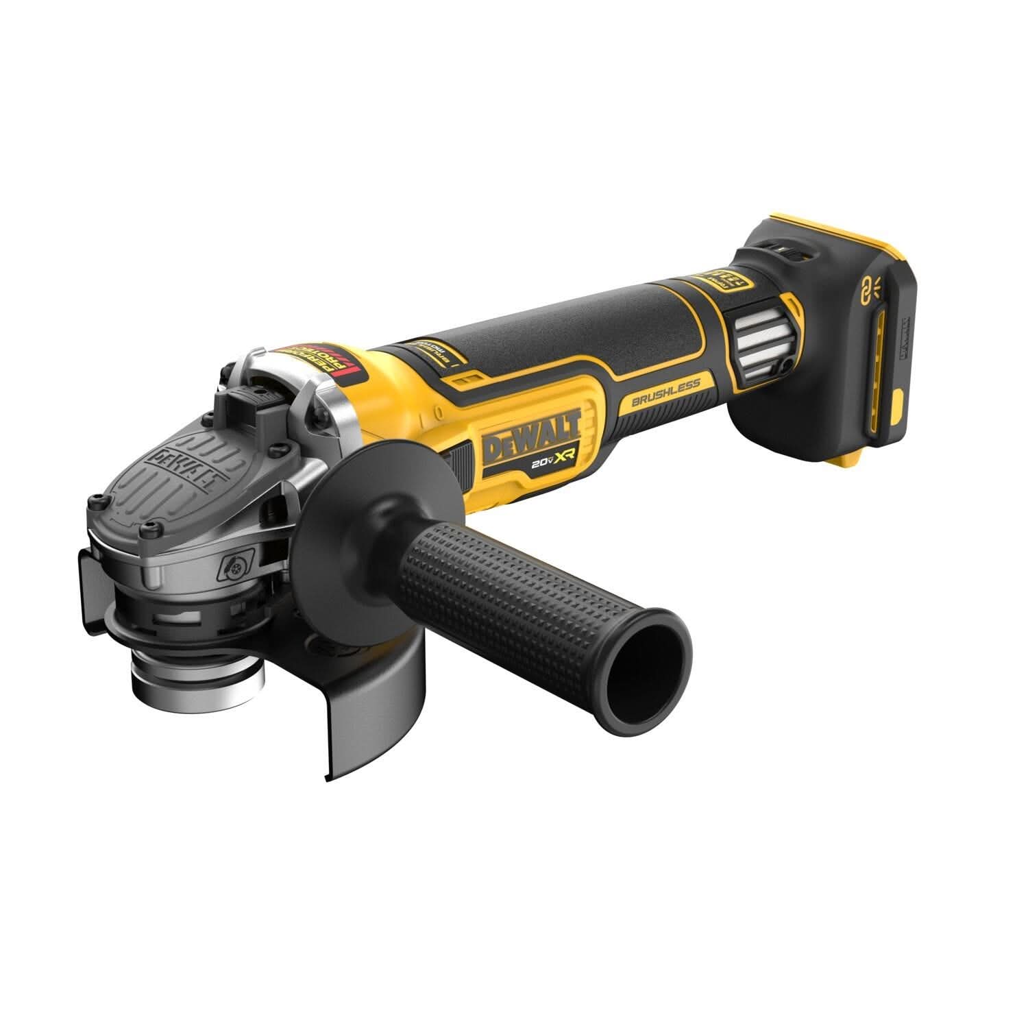 DeWalt DCG411VSB 20V MAX* XR Brushless 4-1/2 in. - 5 in. Variable Speed Slide Switch Grinder, Tool Only - Image 3