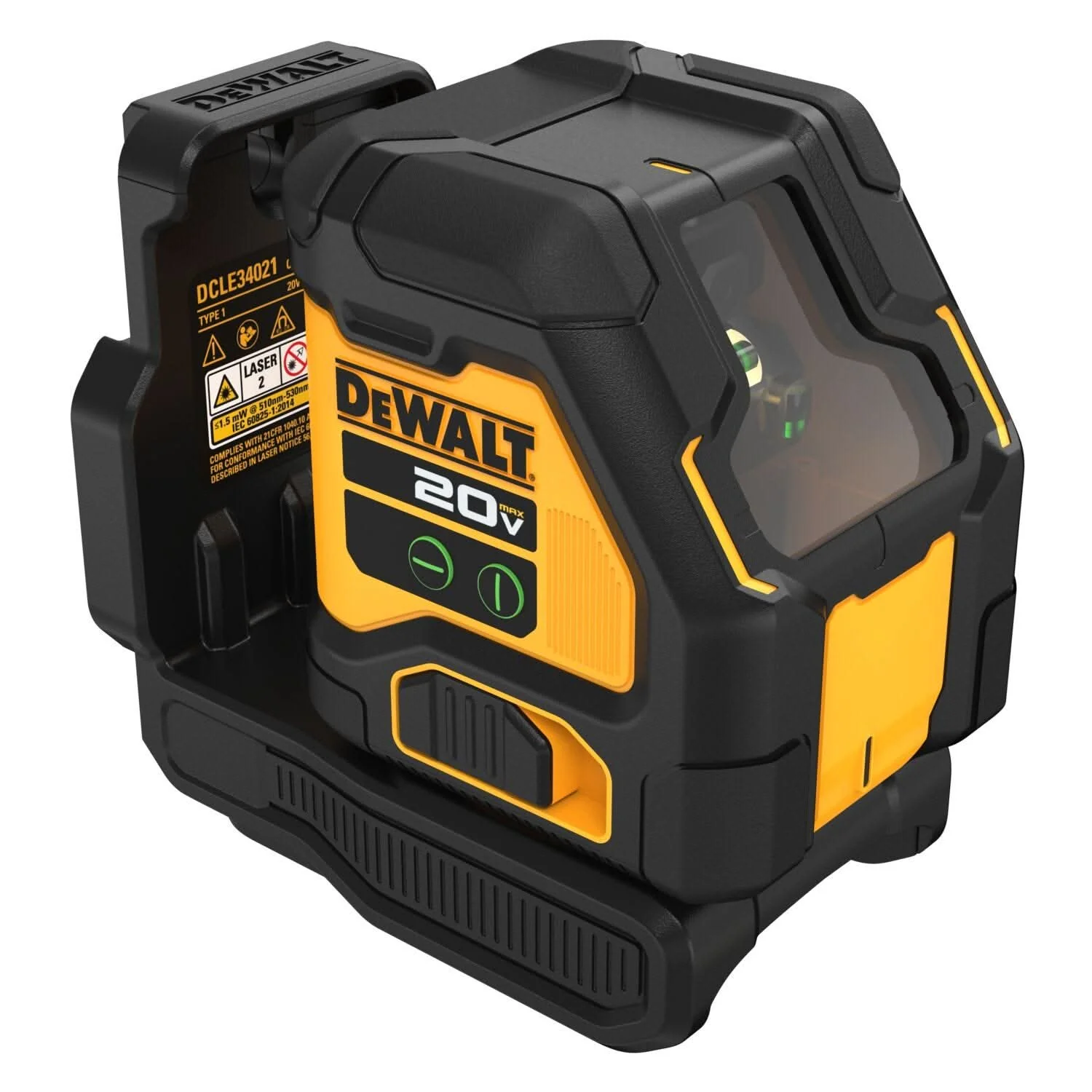 DeWalt DCLE34021B 20V MAX Green Cross Line Laser Level, Tool Only - Image 3