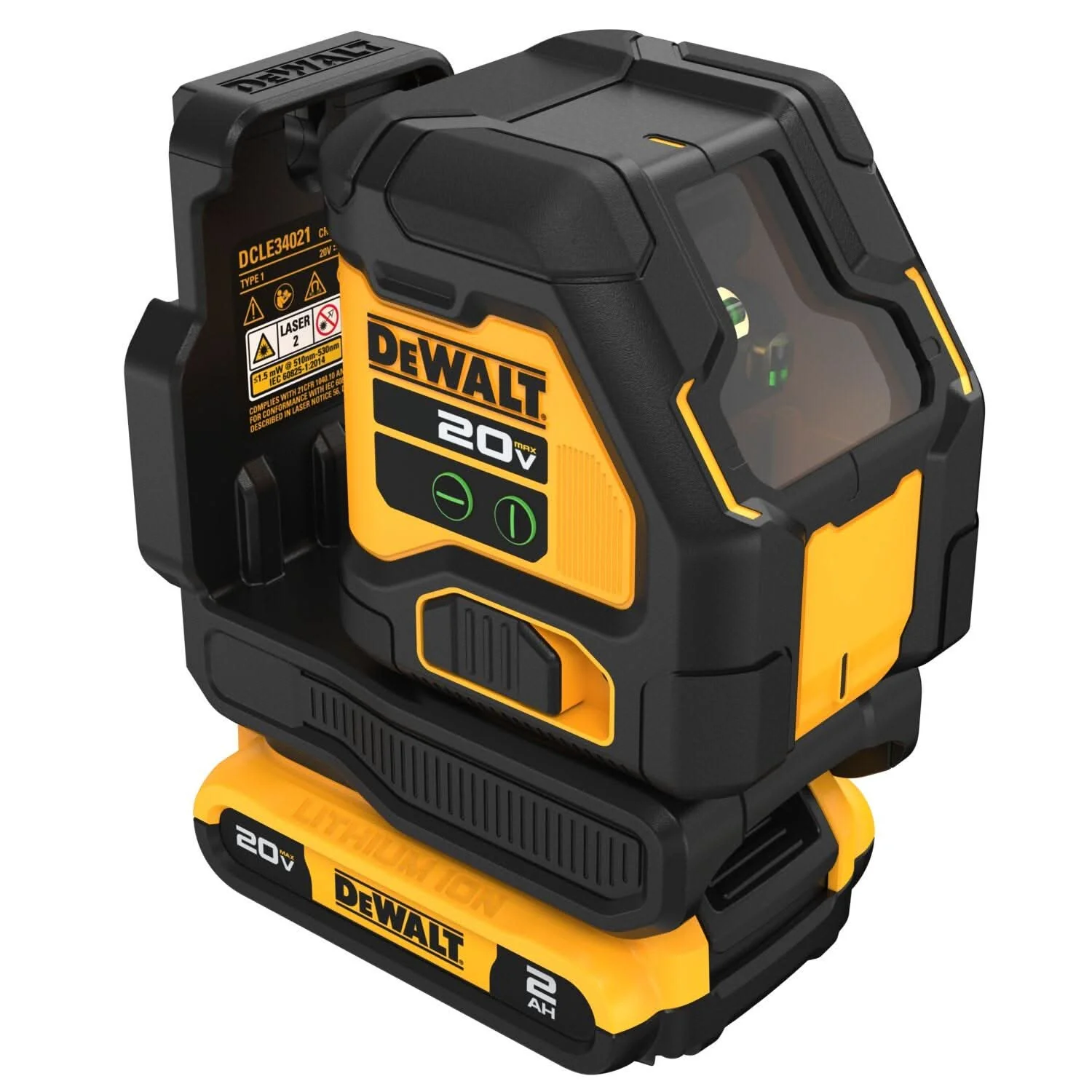 DeWalt DCLE34021D1 20V MAX XR Green Cross Line Laser Kit - Image 3