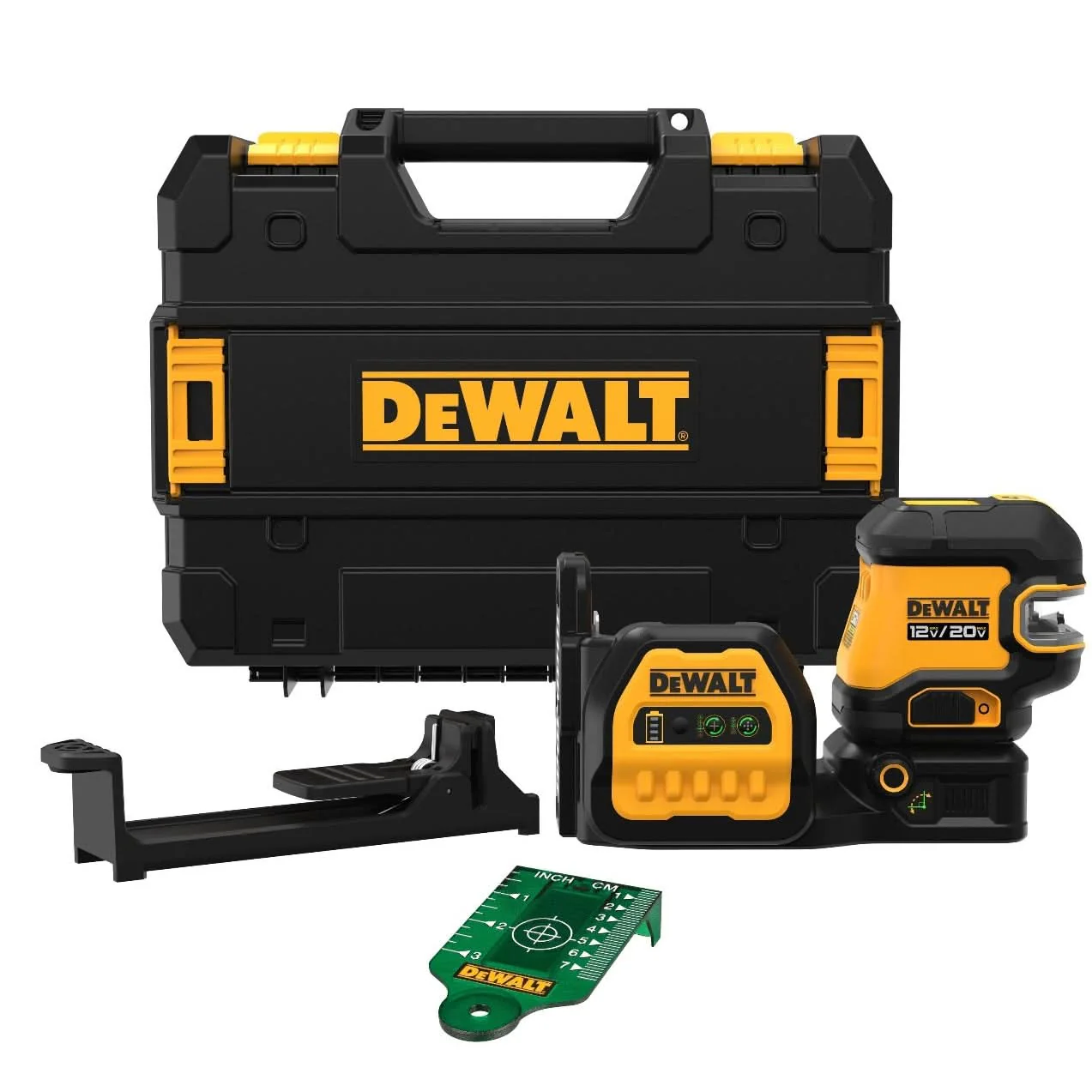 Dewalt DCLE34520GB DEWALT 12V / 20V MAX Cross Line 5-Spot Combo Green Laser, Tool Only - Image 1