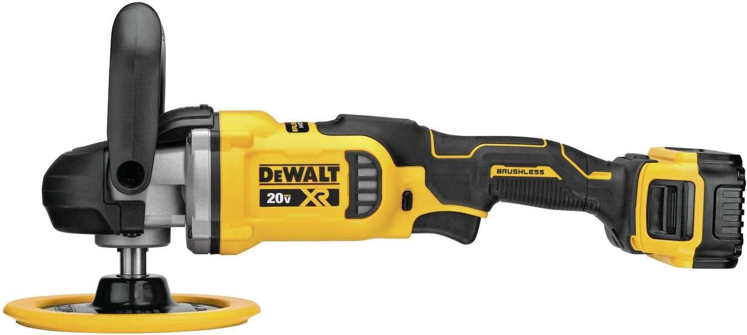 DeWalt DCM849P2 20V MAX XR 7-inch Cordless Variable Speed Rotary Polisher 5.0Ah Kit - Image 2