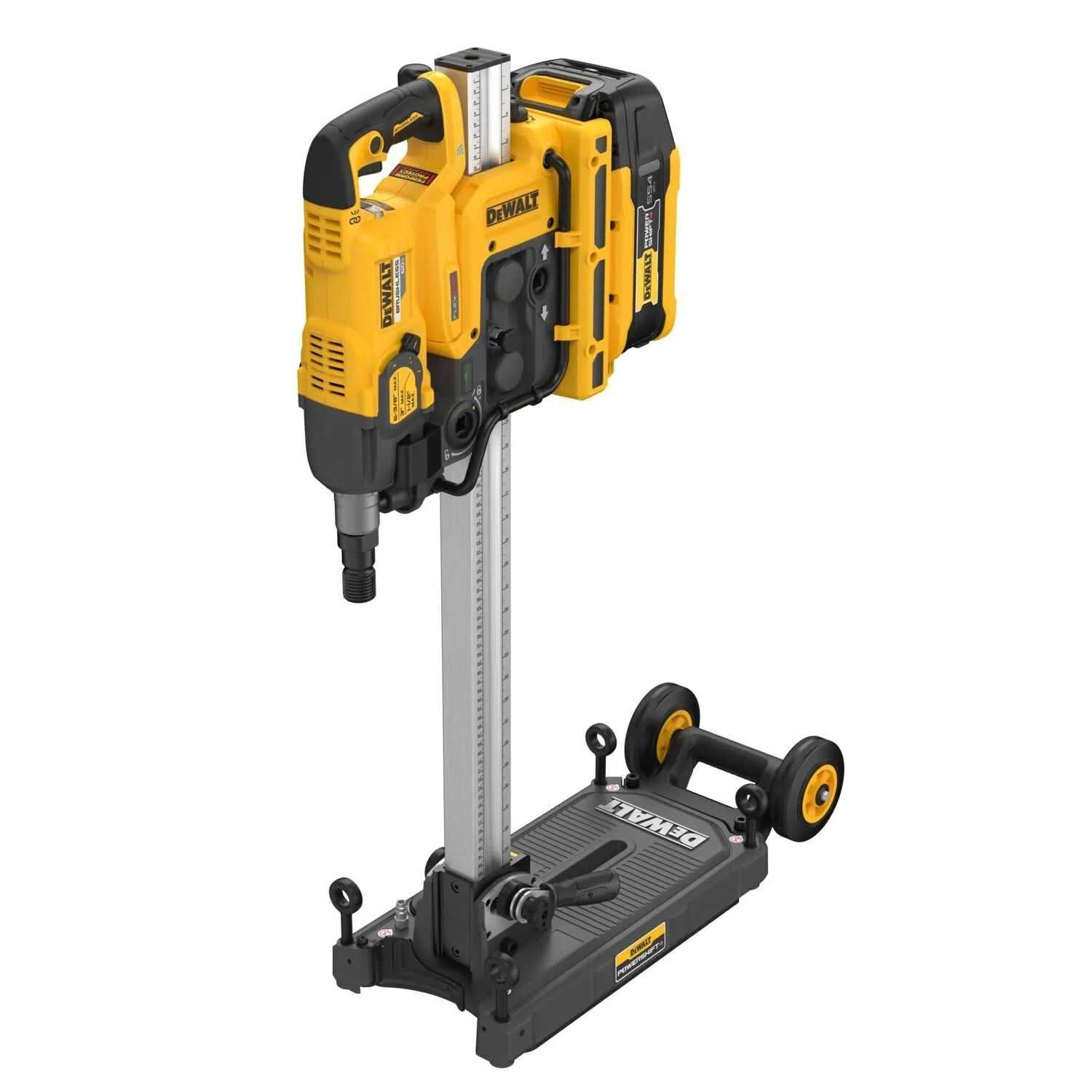DeWALT DCPS150AG2 POWERSHIFT 60V MAX Brushless 6-3/8 in. 3-Speed Core Drill Kit w/ Stand - Image 3