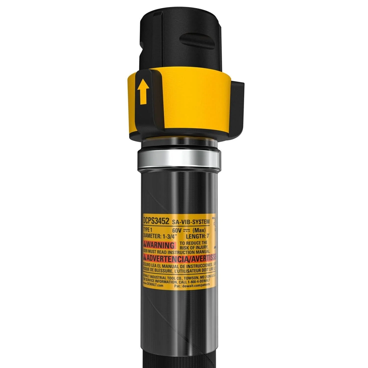 DeWALT DCPS3452 POWERSHIFT Concrete Vibrator Shaft, 1.75 in. x 7 ft. - Image 3