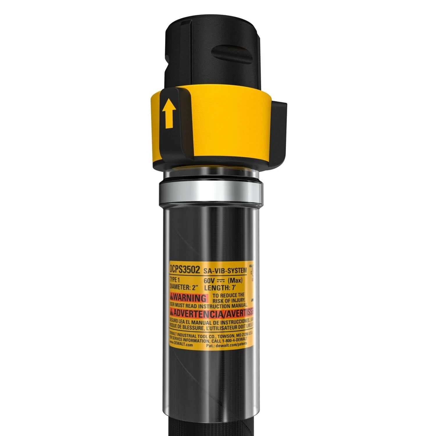 DeWALT DCPS3502 POWERSHIFT Concrete Vibrator Shaft, 2 in. x 7 ft. - Image 3