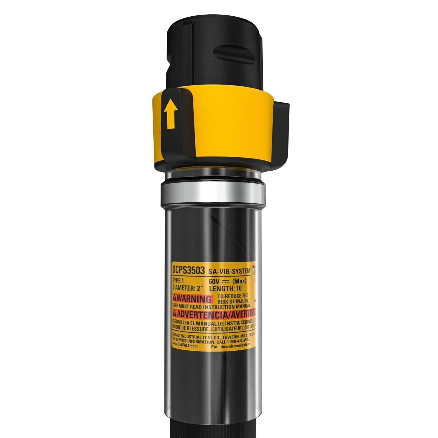 DeWALT DCPS3503 POWERSHIFT Concrete Vibrator Shaft, 2 in. x 10 ft. - Image 3