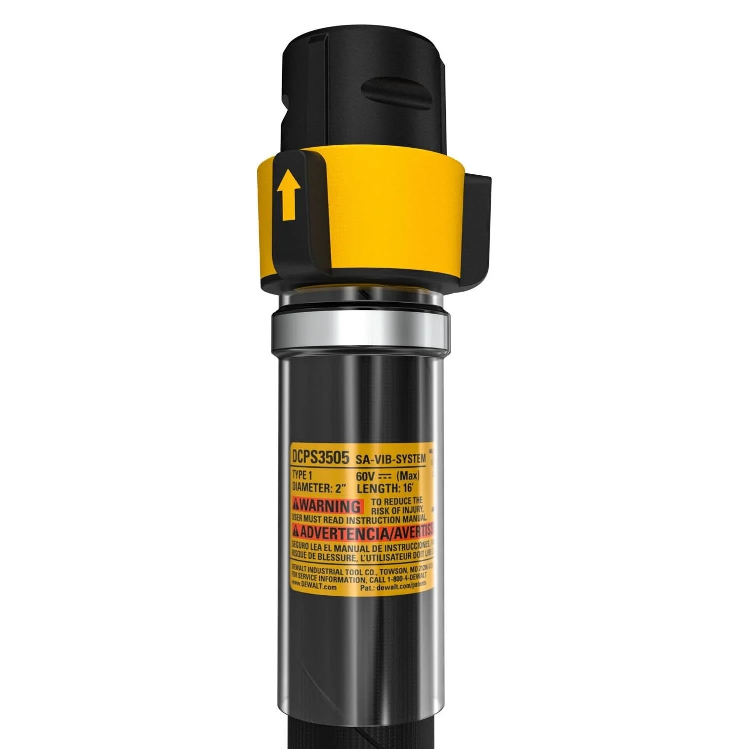 DeWALT DCPS3505 POWERSHIFT Concrete Vibrator Shaft, 2 in. x 16 ft. - Image 3