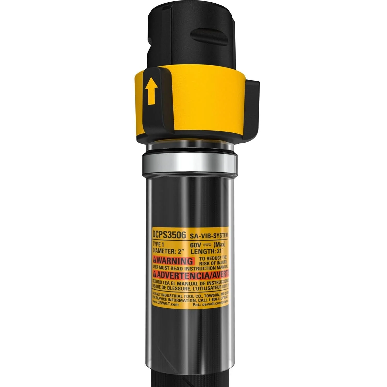 DeWALT DCPS3506 POWERSHIFT Concrete Vibrator Shaft, 2 in. x 21 ft. - Image 3