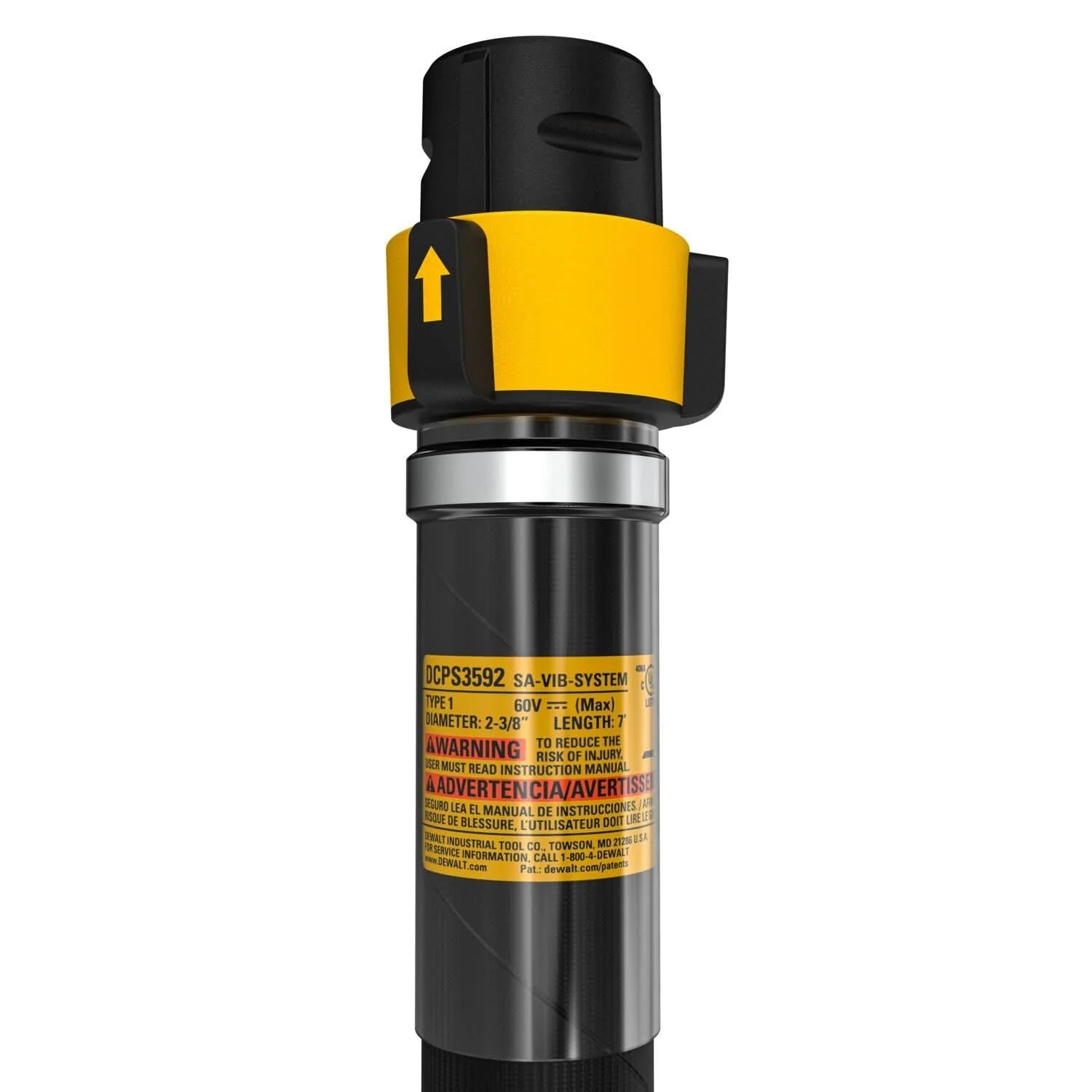 DeWALT DCPS3592 POWERSHIFT Concrete Vibrator Shaft, 2.25 in. x 7 ft. - Image 3