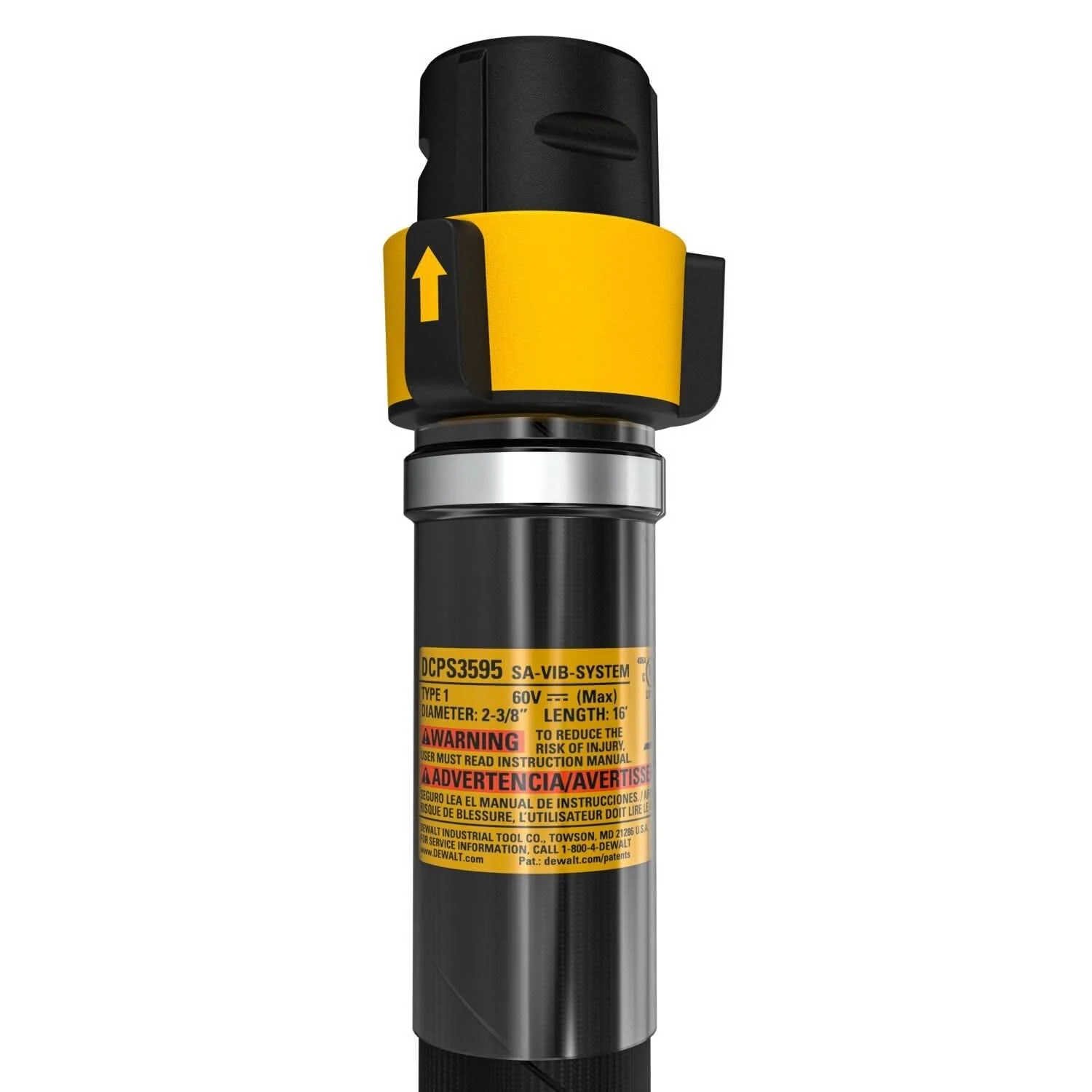 DeWALT DCPS3595 POWERSHIFT Concrete Vibrator Shaft, 2.25 in. x 16 ft. - Image 3