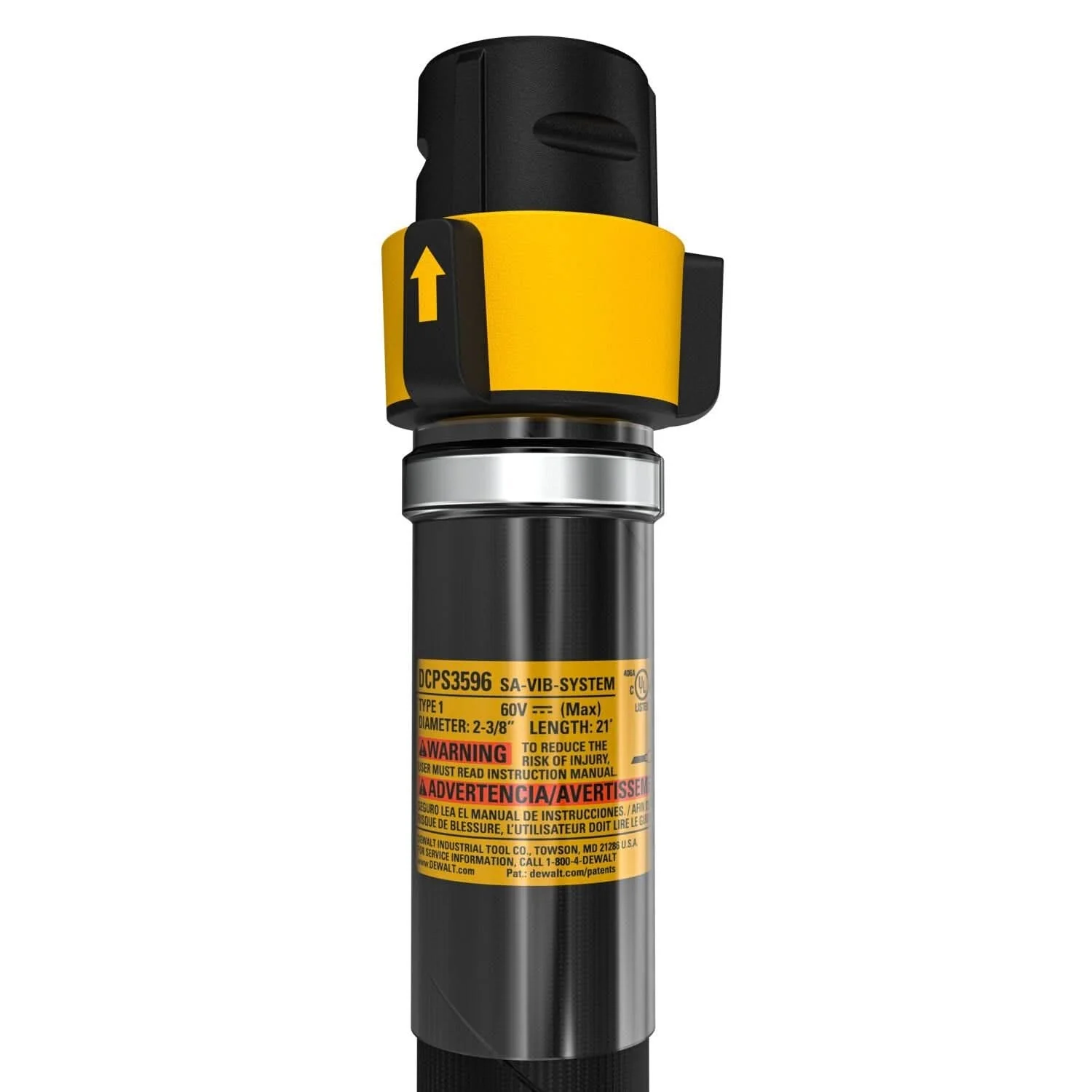 DeWALT DCPS3596 POWERSHIFT Concrete Vibrator Shaft, 2.25 in. x 21 ft. - Image 3