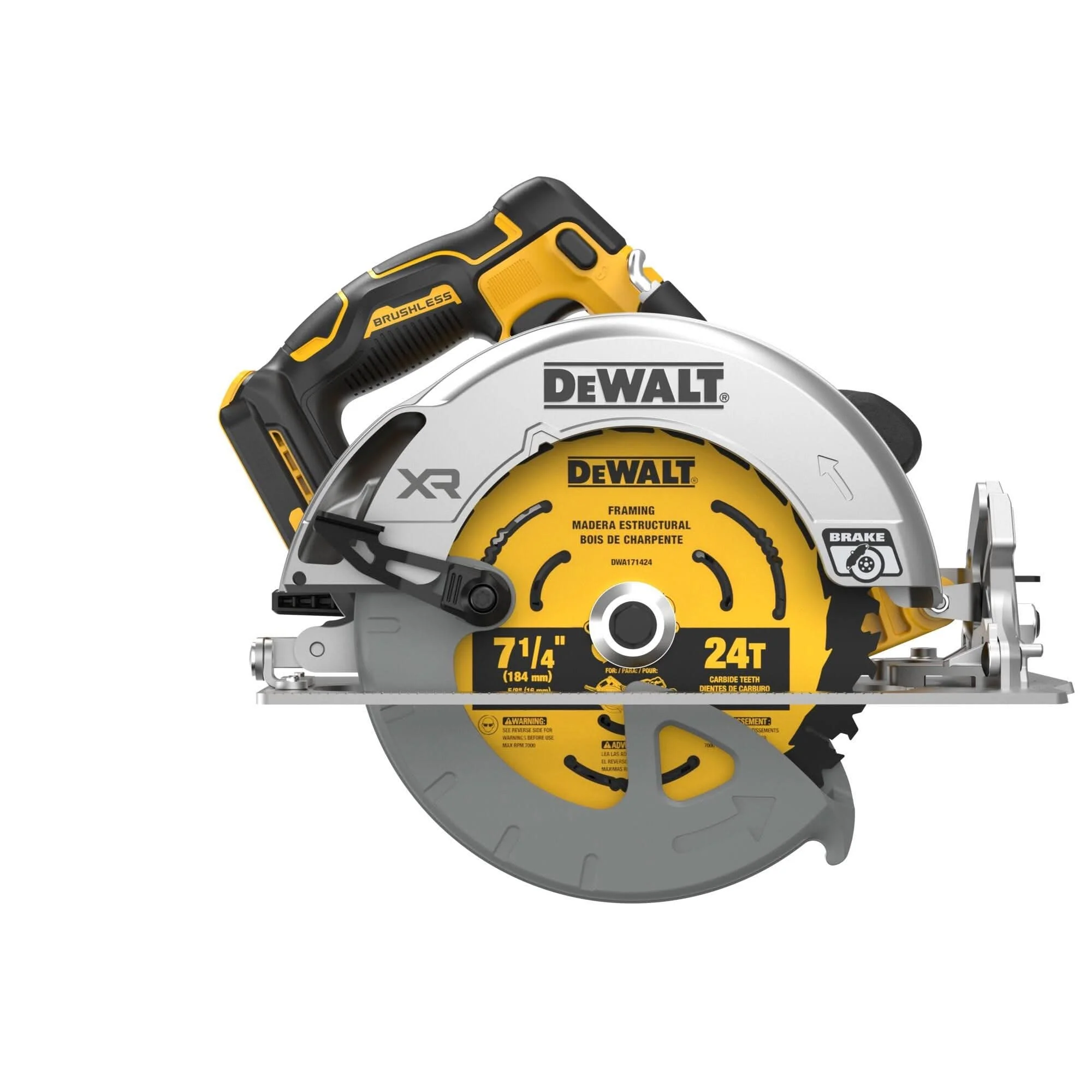 DeWalt DCS590B 20V MAX XR Brushless 7-1/4 in. Circular Saw, Tool Only - Image 2