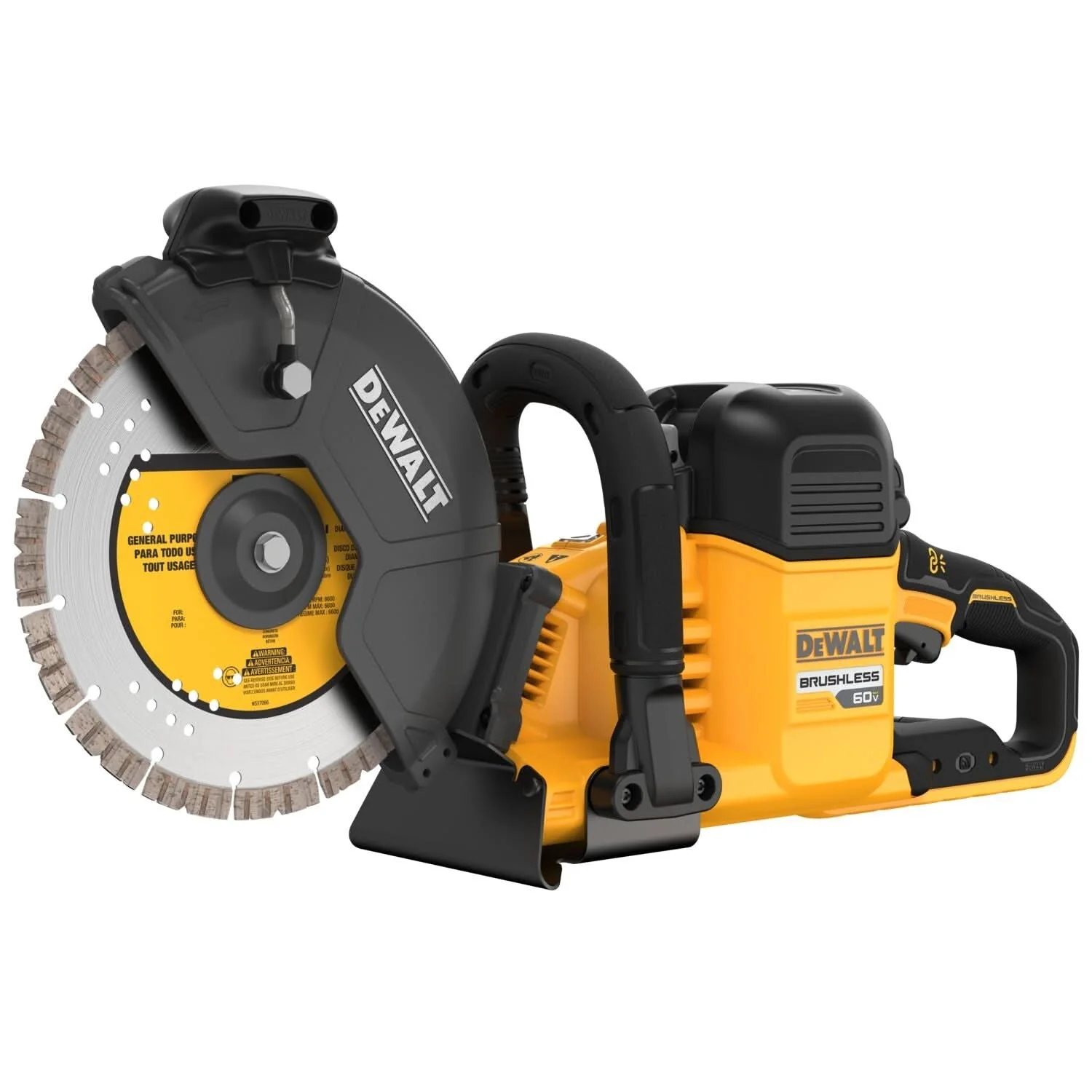 DeWalt DCS692X2 FLEXVOLT 60V MAX Brushless 9" Cut-off Saw 9.0Ah Kit - Image 2