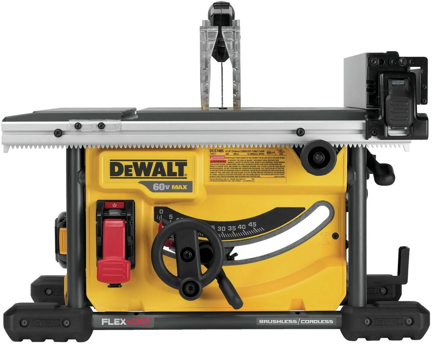 Dewalt DCS7485T1 FlexVolt 60V MAX 8-1/4" Table Saw 6.0Ah Kit - Image 3
