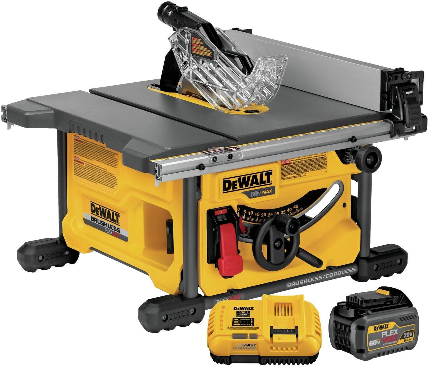 Dewalt DCS7485T1 FlexVolt 60V MAX 8-1/4″ Table Saw 6.0Ah Kit