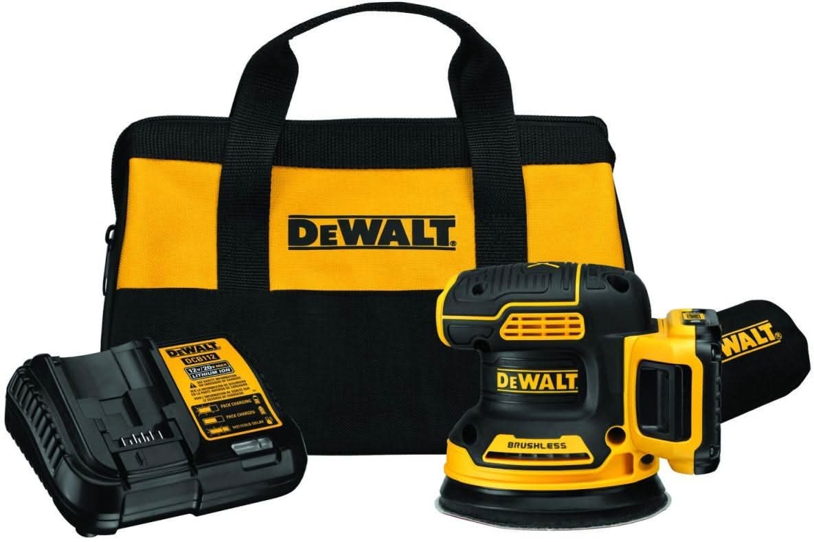 DeWalt 20V MAX XR Brushless 5 in. Sander 2.0Ah Kit plus 20V MAX XR Brushless Top-Handle Jigsaw - Image 2