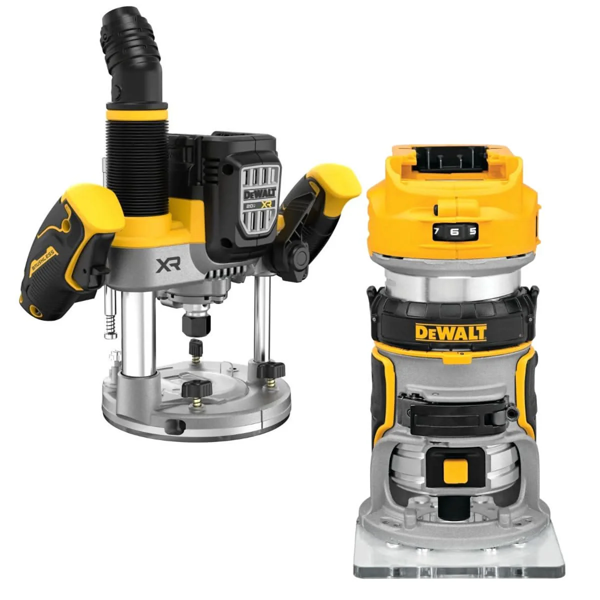 DeWalt 20V MAX XR Plunge Router and Compact Router Kit