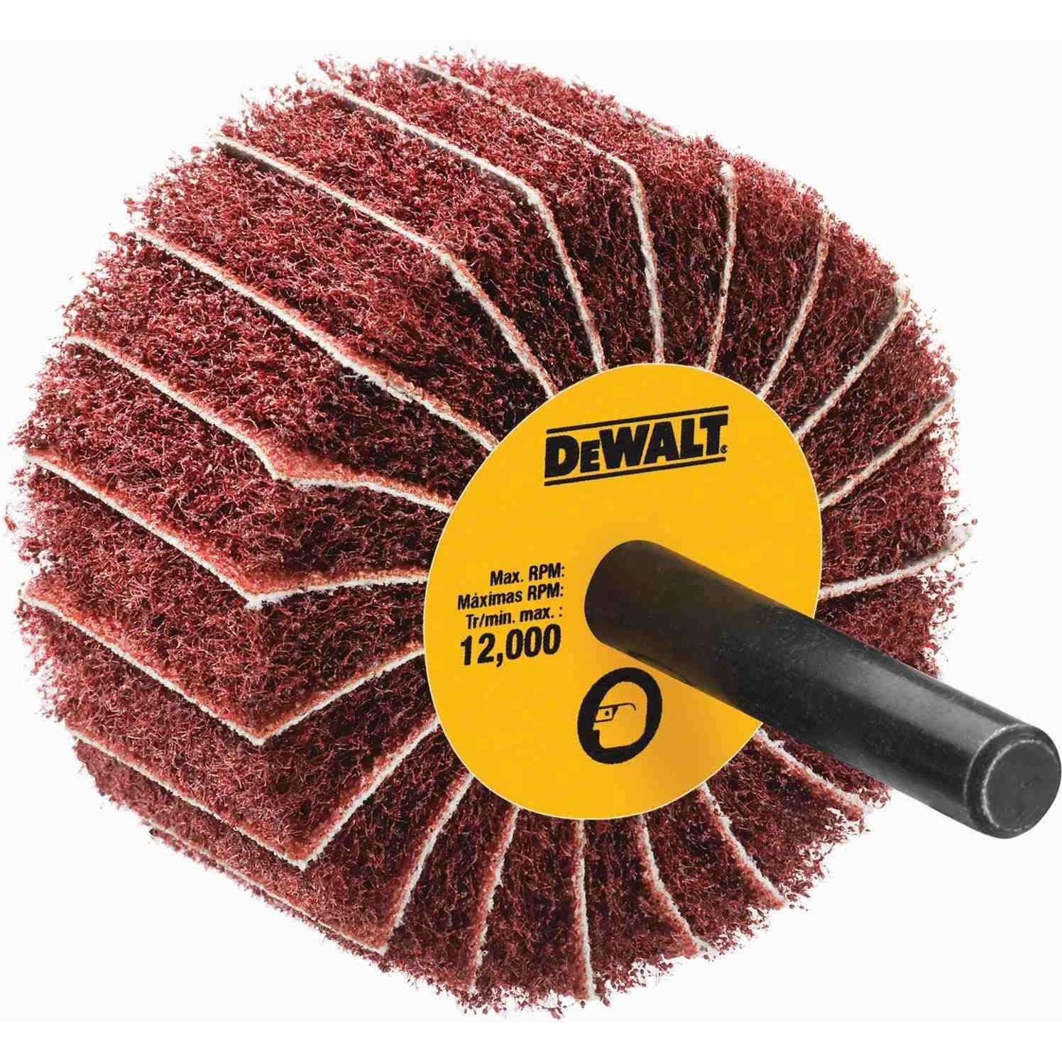 DeWalt DAFE7F0610 2″ X 1 ” X 1/4″ 60g Finshing Flap Wheel