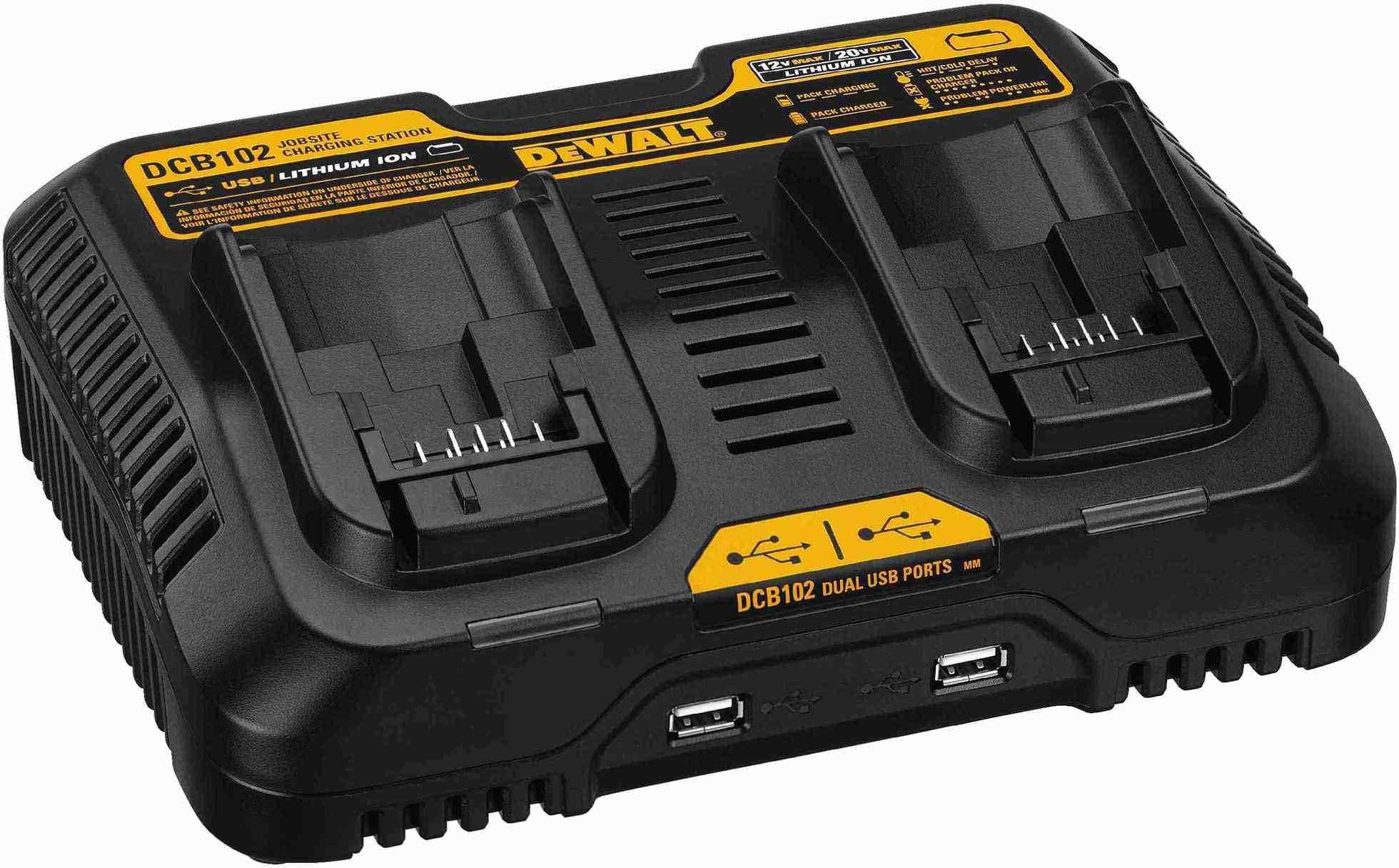 Dewalt DCB102 12V - 20V MAX Jobsite Charging Station (PROMO) - Image 3