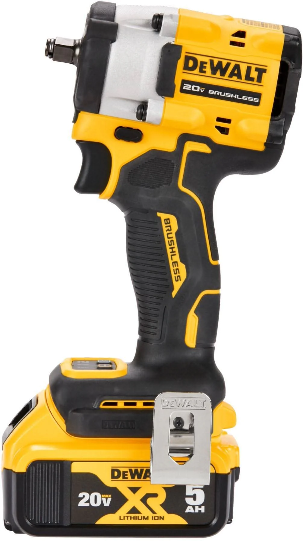 DeWALT DCF923P2 ATOMIC 20V MAX* 3/8 -in. Cordless Impact Wrench with Hog Ring Anvil Kit - Image 2