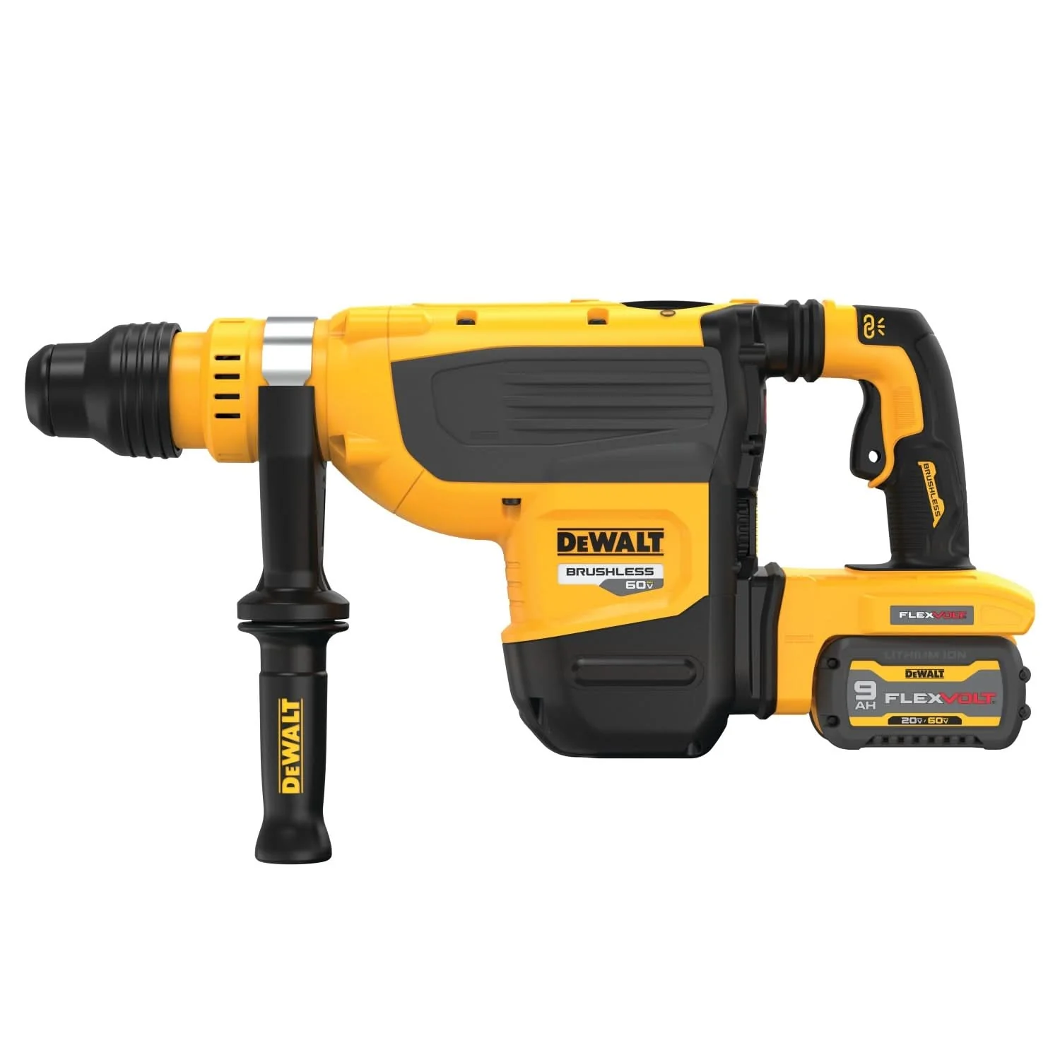 DeWalt DCH735X2 60V MAX 1 -7/8-In. Brushless Cordless SDS MAX Combination Rotary Hammer Kit - Image 2