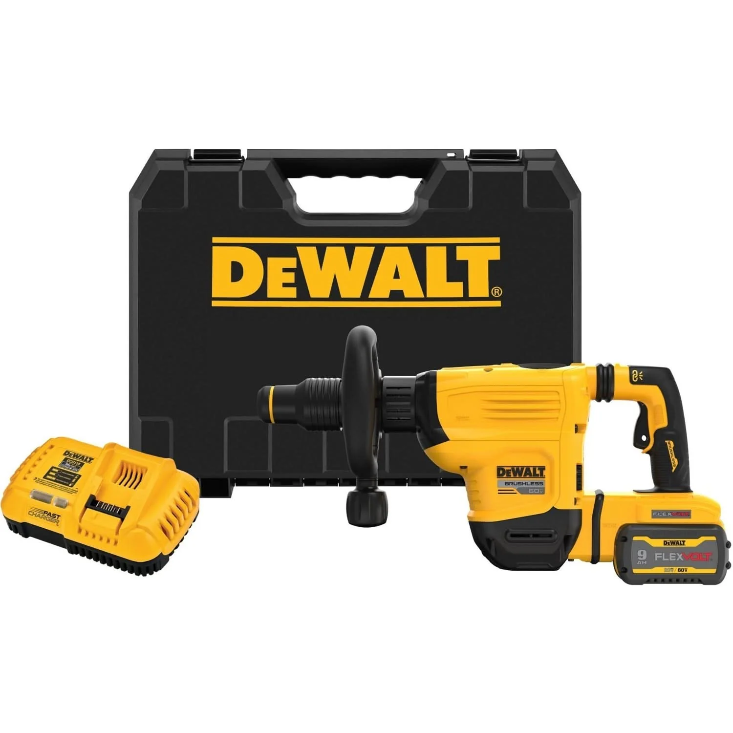 DEWALT DCH832X1 60V Max 15 Lb. Cordless SDS Max Chipping Hammer Kit - Image 1