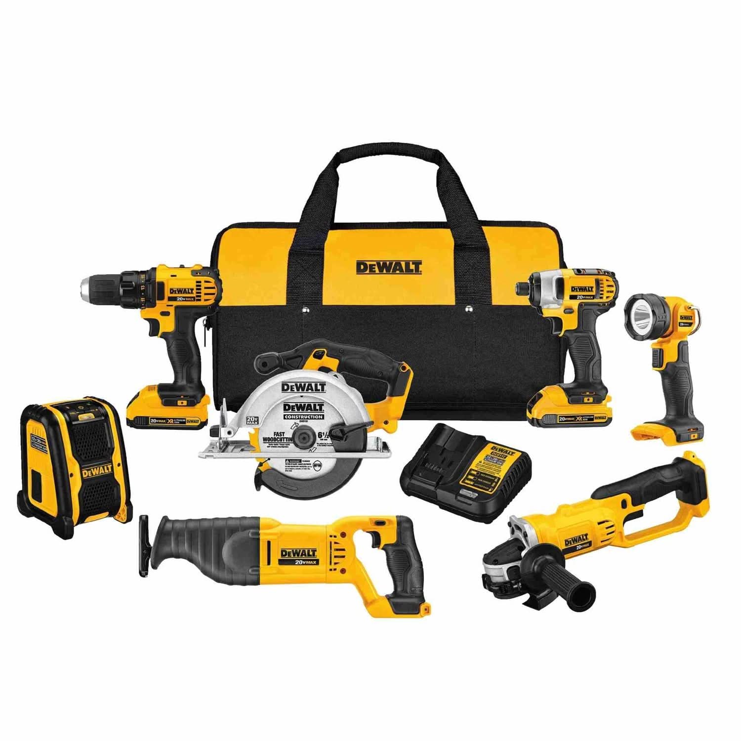 DeWalt DCK720D2 20V Max Compact 7-Tool Combo Kit - Image 1