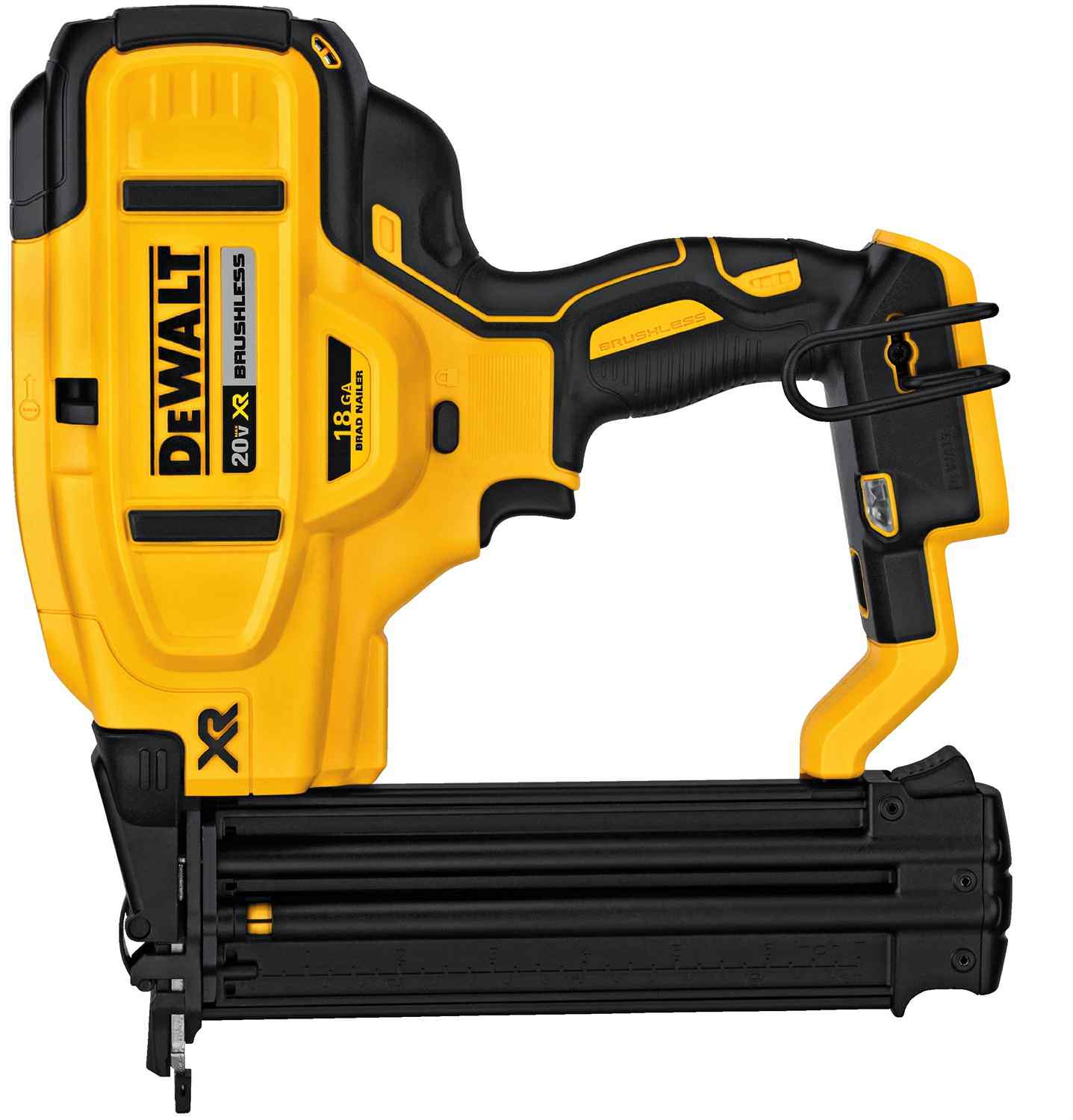 DeWalt 20V MAX XR 18GA Brad Nailer with 20V MAX XR 5.0Ah Battery & Charger Starter Kit - Image 2